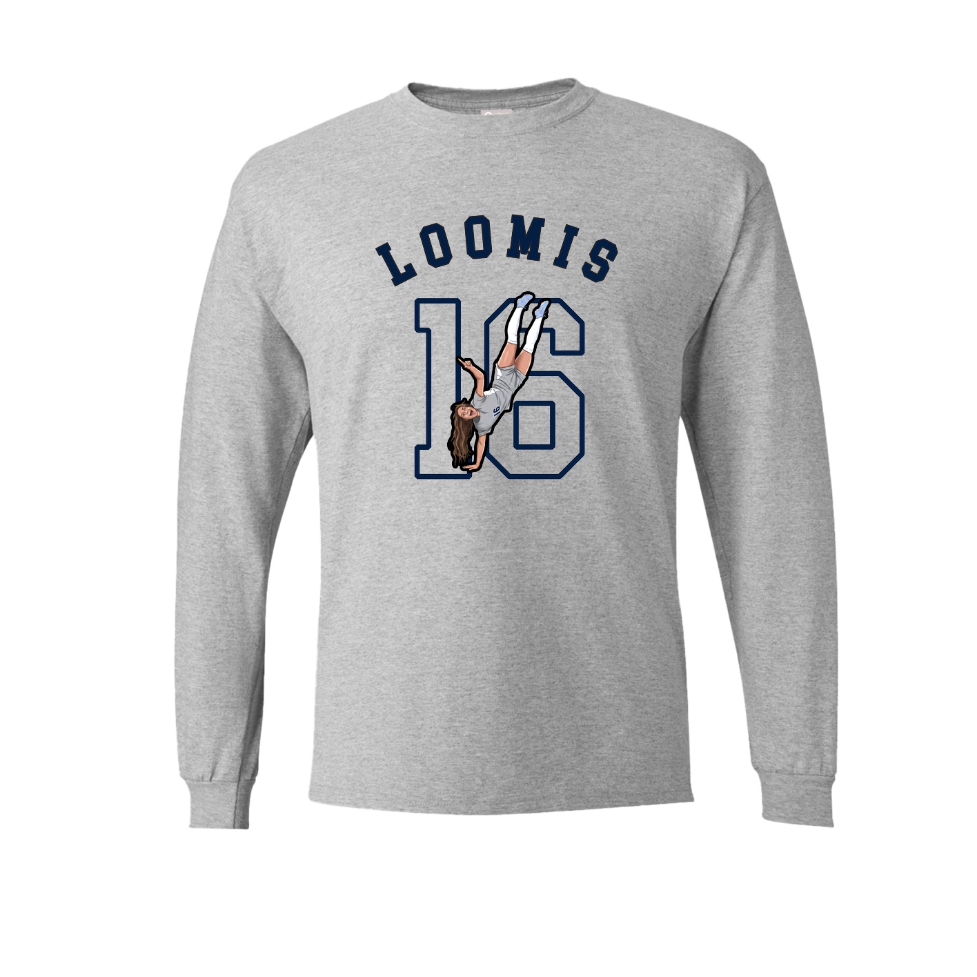Long Sleeve Tee — Shirsey Arch in Grey