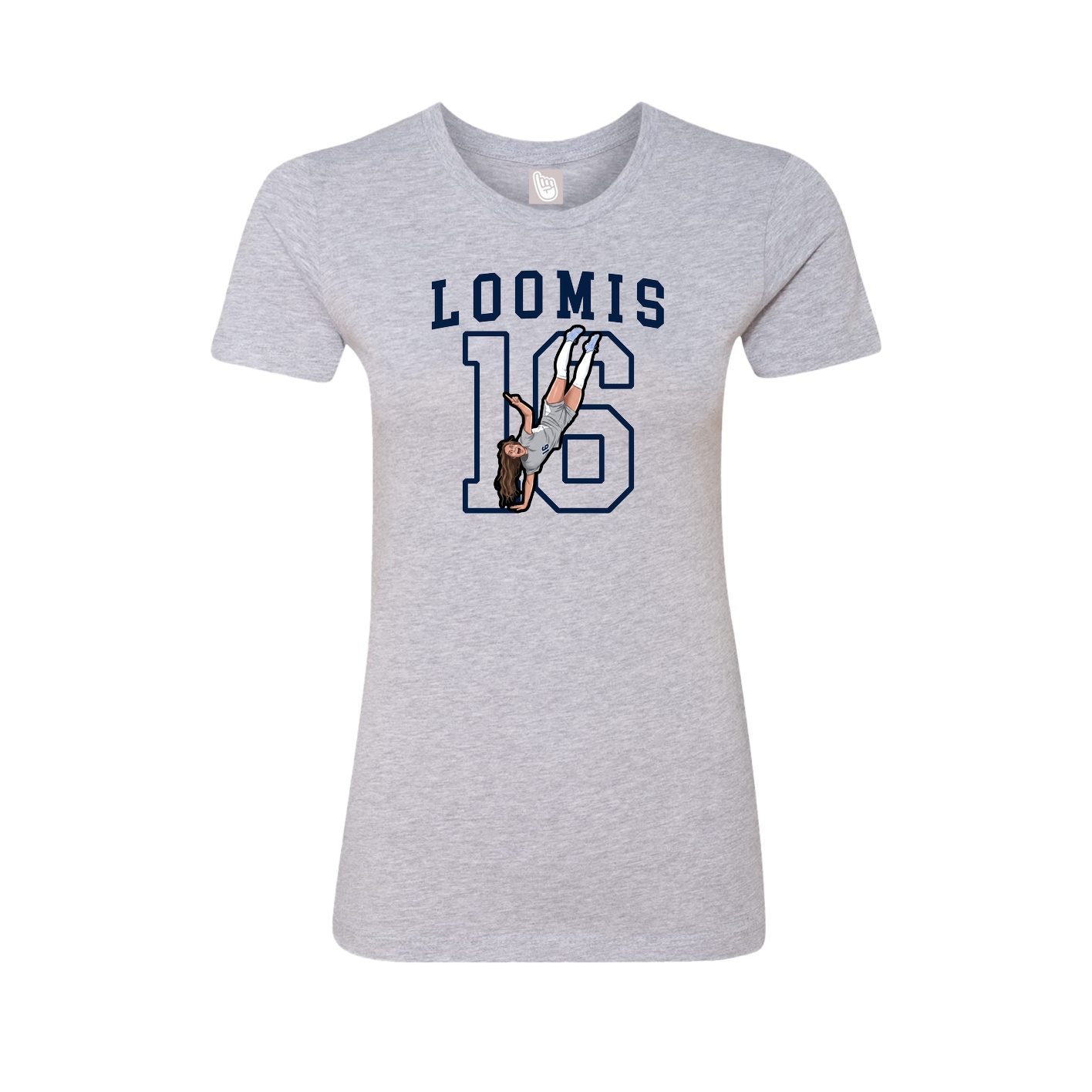 Fitted Women's Tee — Shirsey in Grey