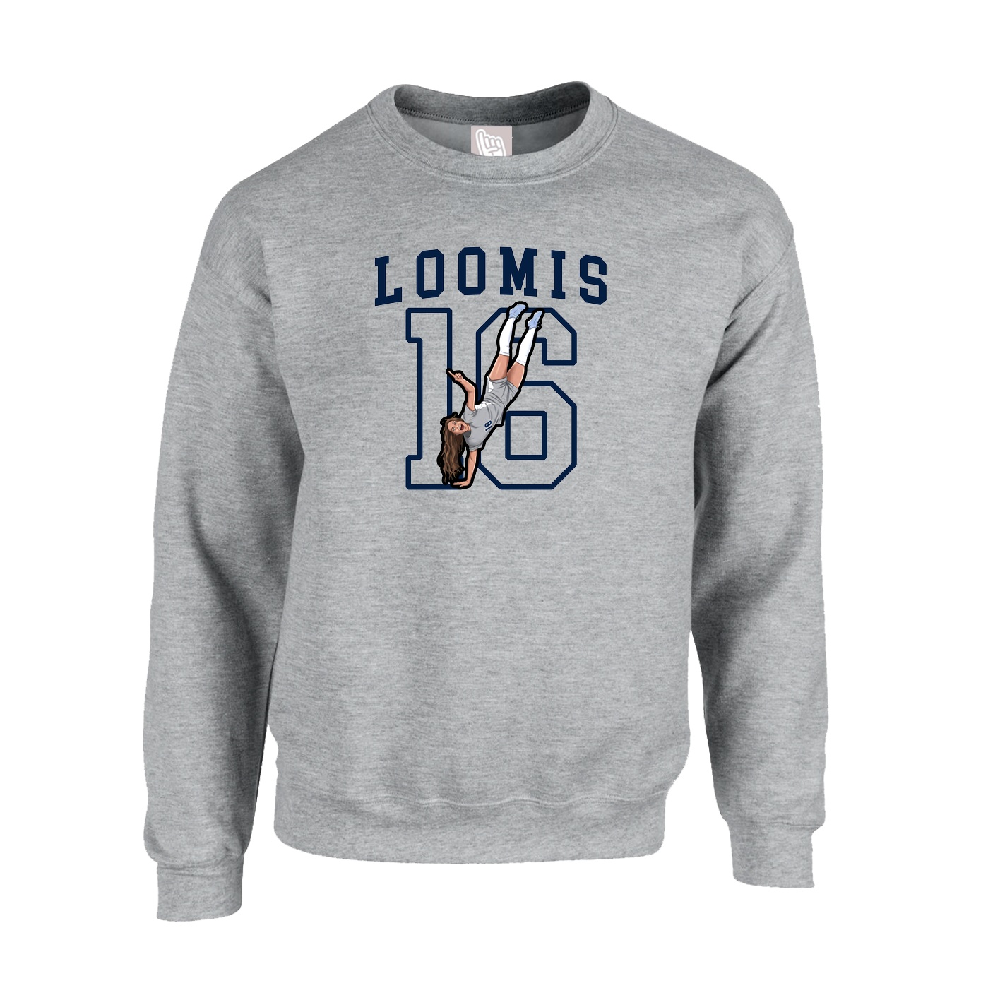 Fleece Crew — Shirsey in Grey