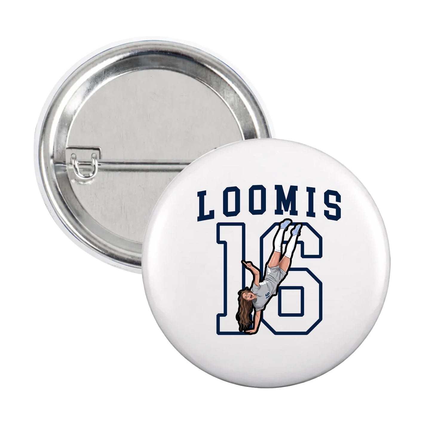 Game Day Button — Shirsey in White