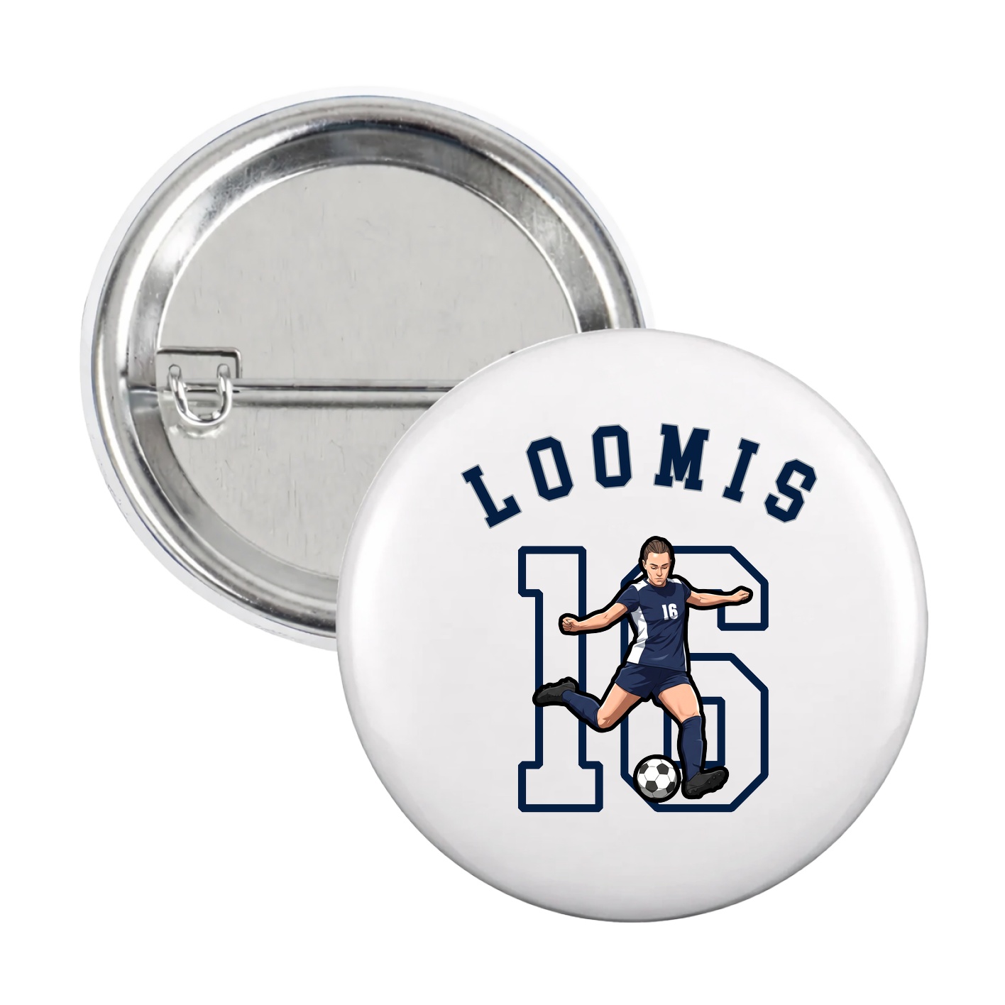 Game Day Button — Shirsey Arch in White