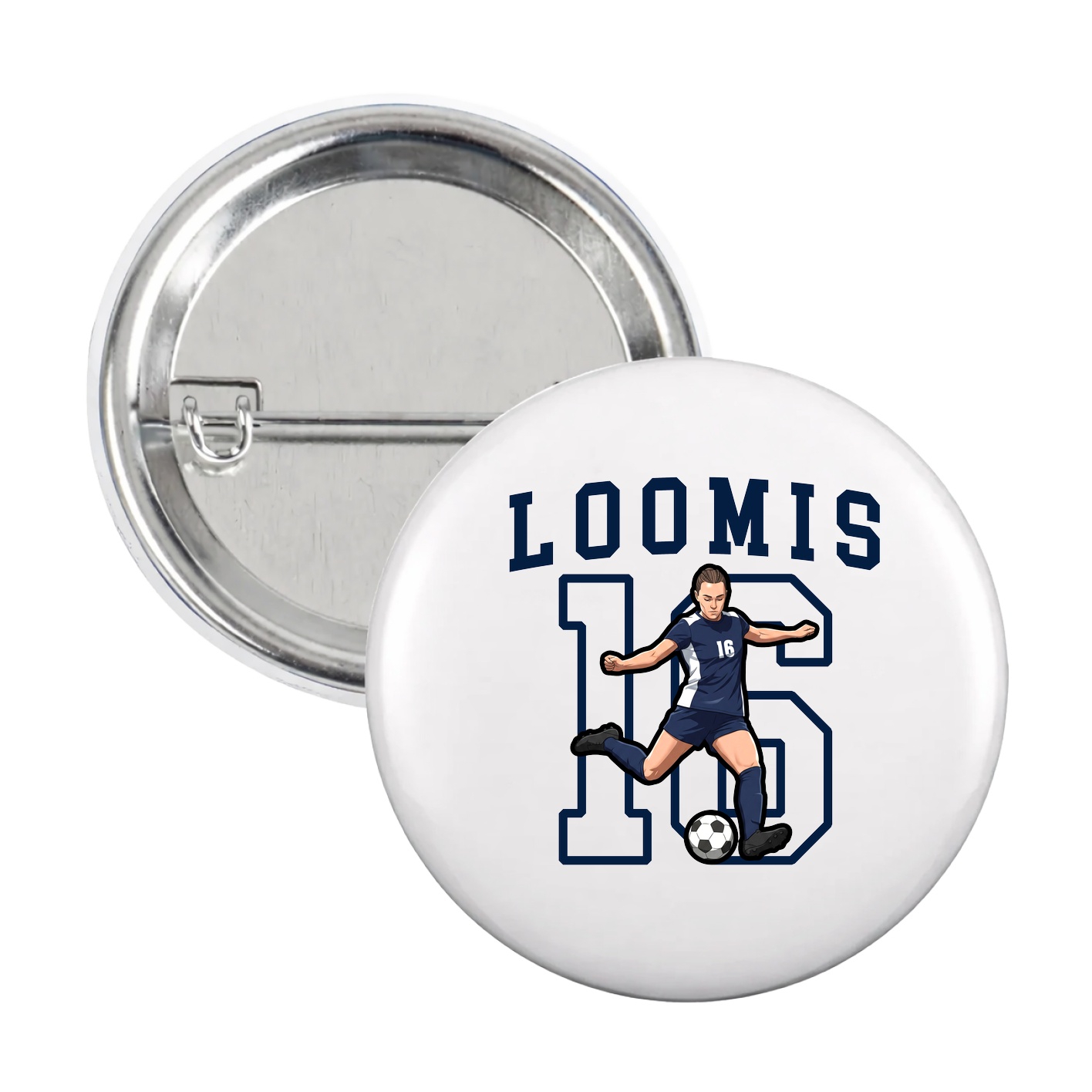 Game Day Button — Shirsey in White