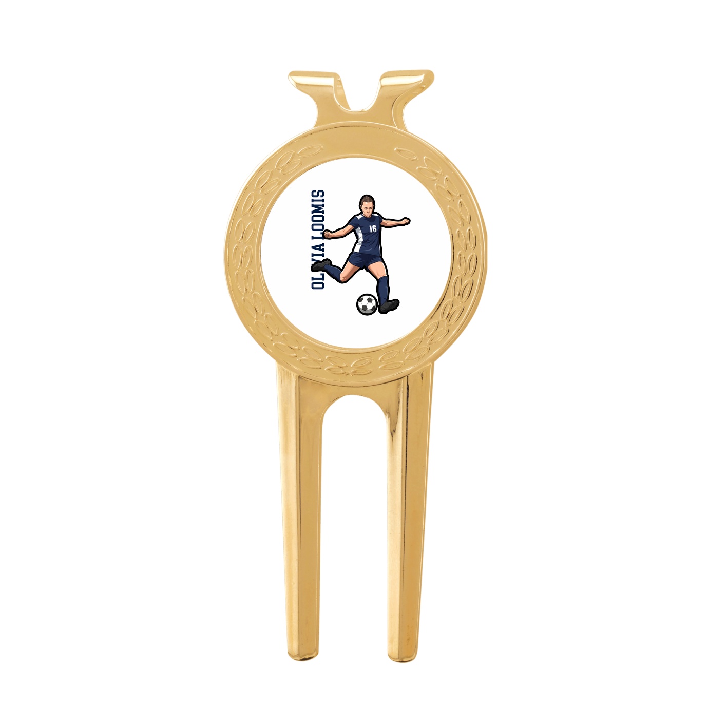 Divot Tool with Ball Marker — Name Vertical in Classic