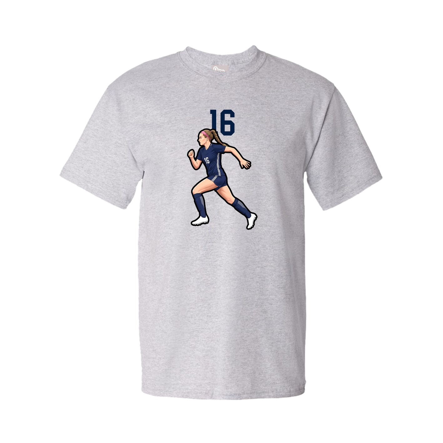 Tee — Number Top in Grey
