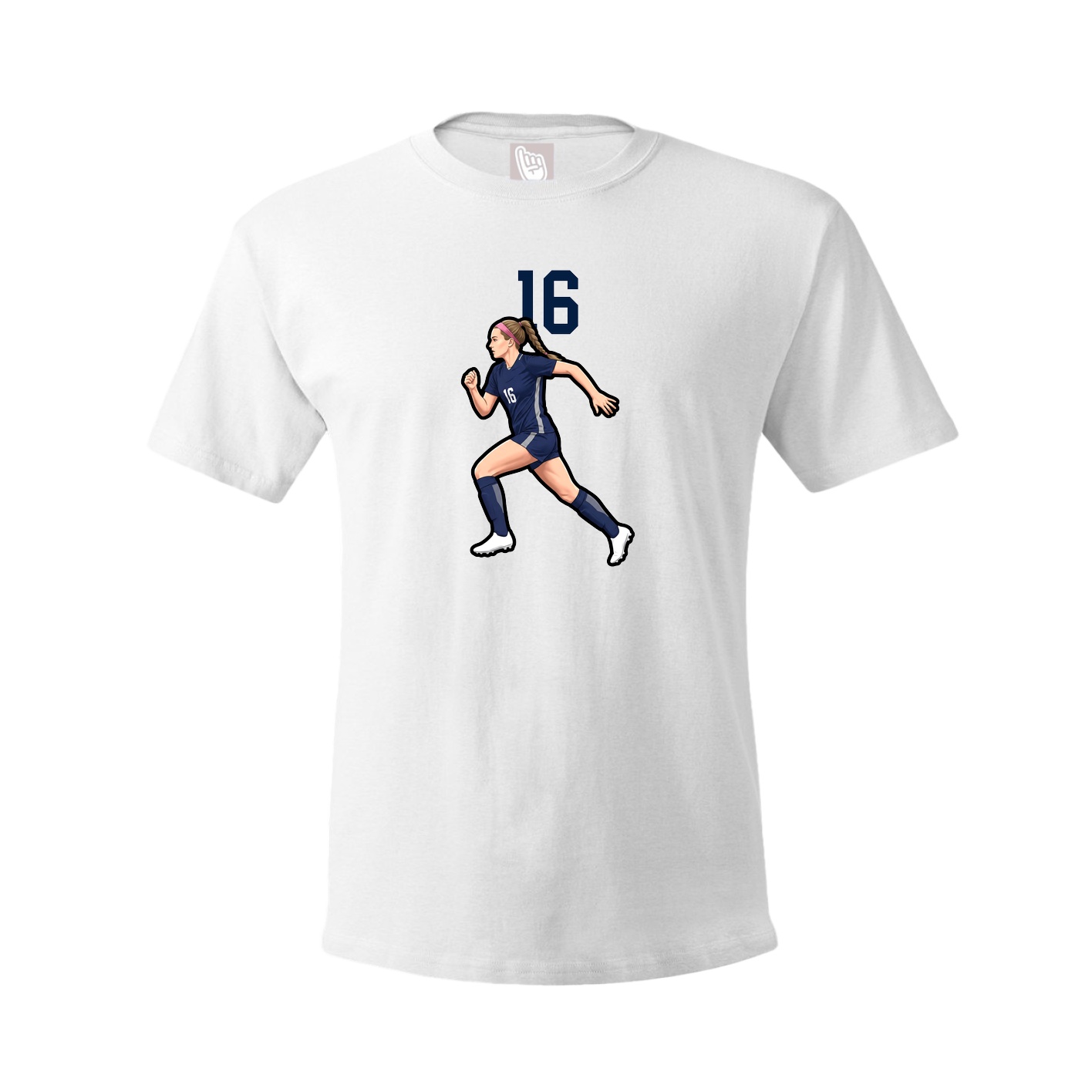 Tee — Number Top in White
