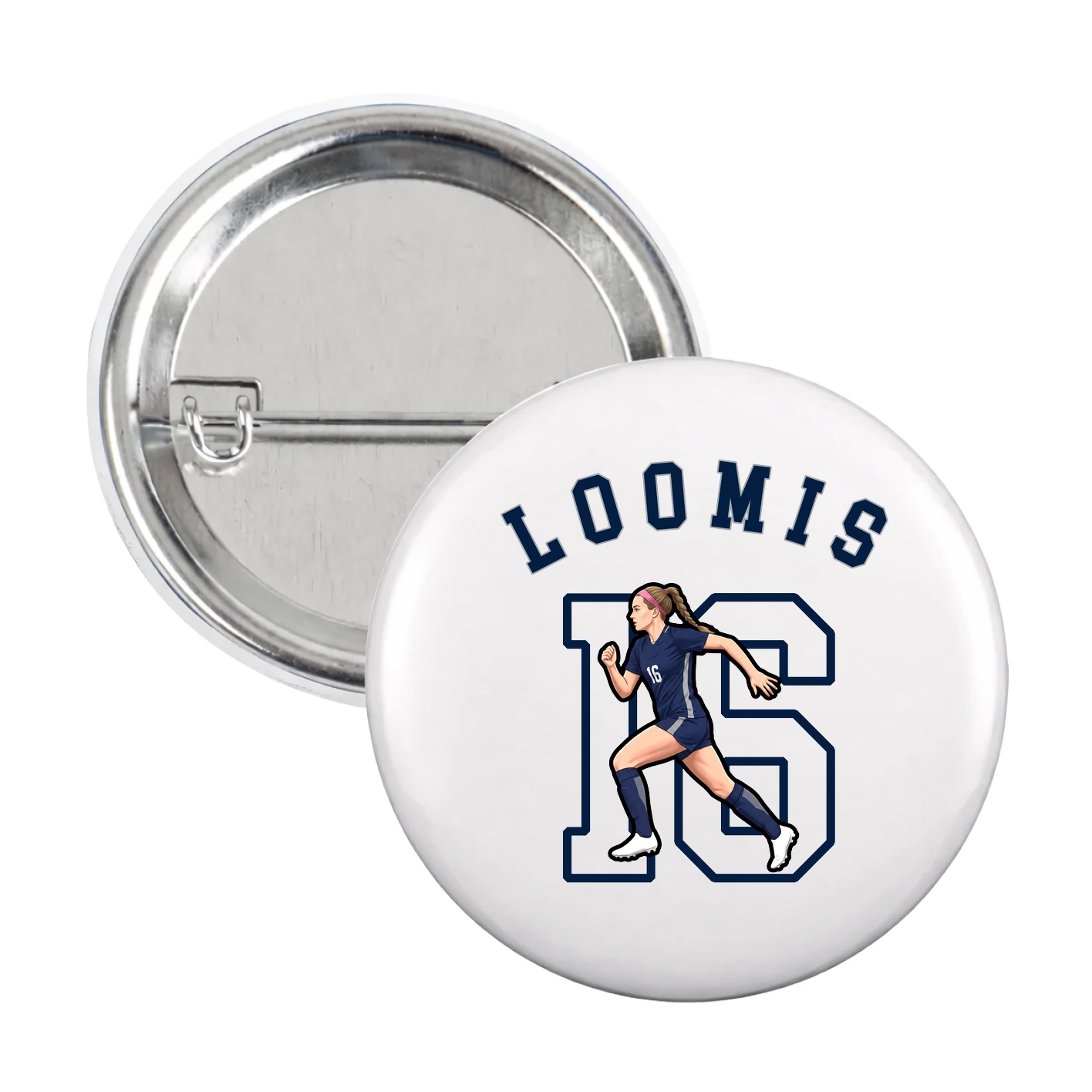 Game Day Button — Shirsey Arch in White