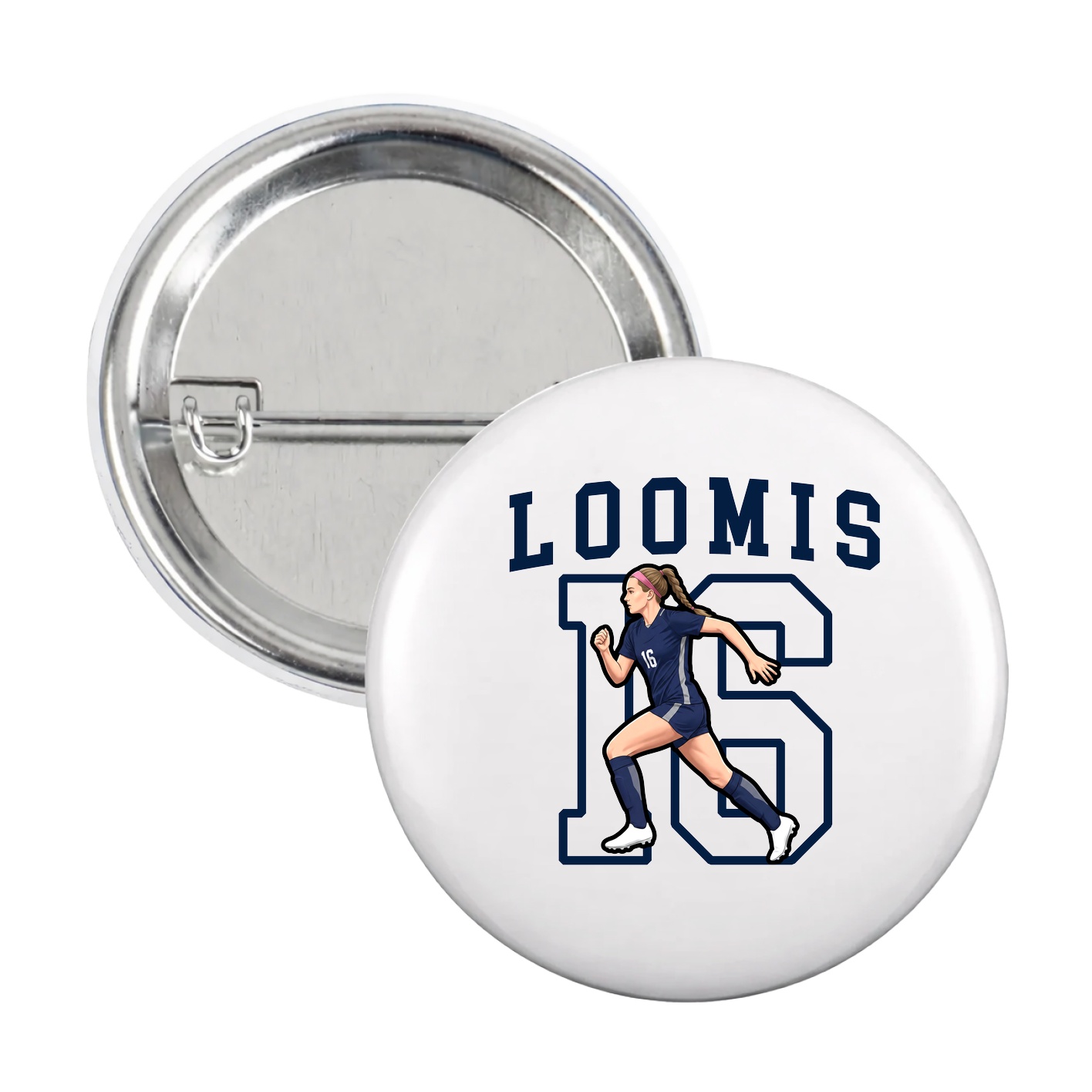 Game Day Button — Shirsey in White