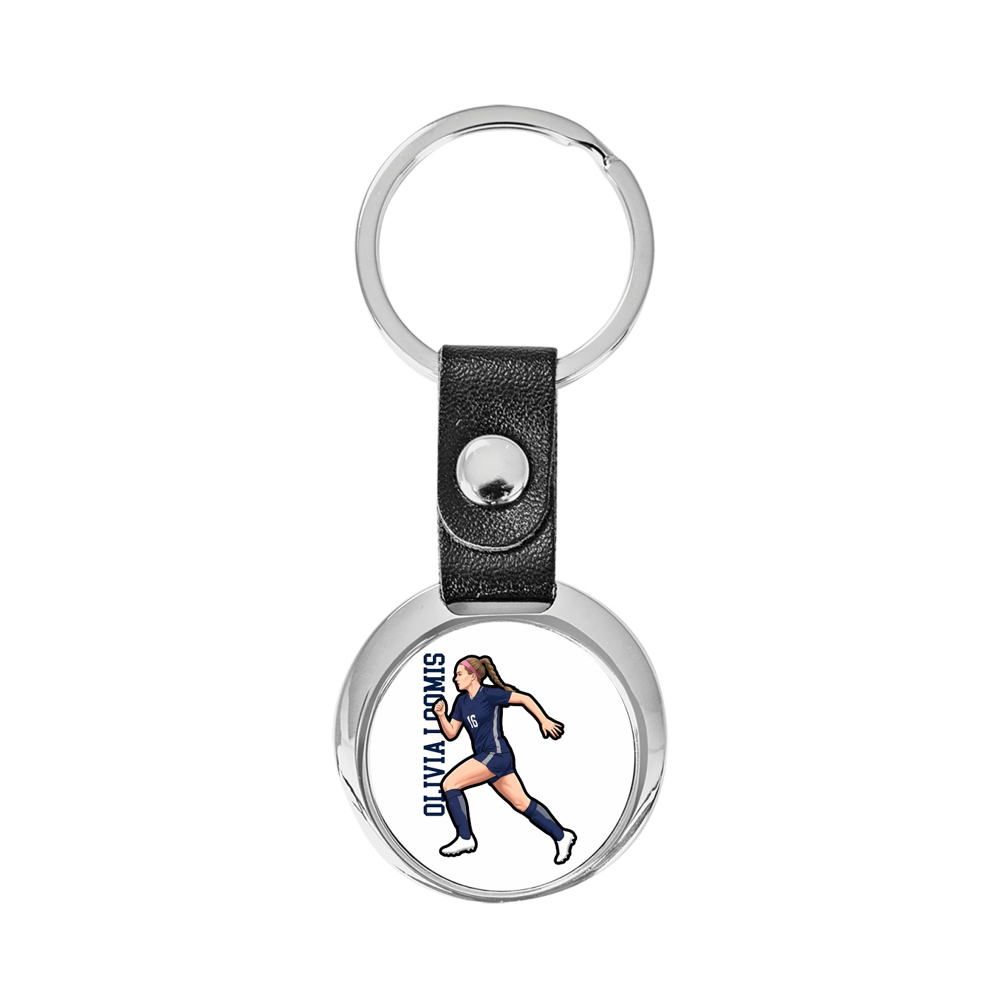 Key Chain — Name Vertical in Classic