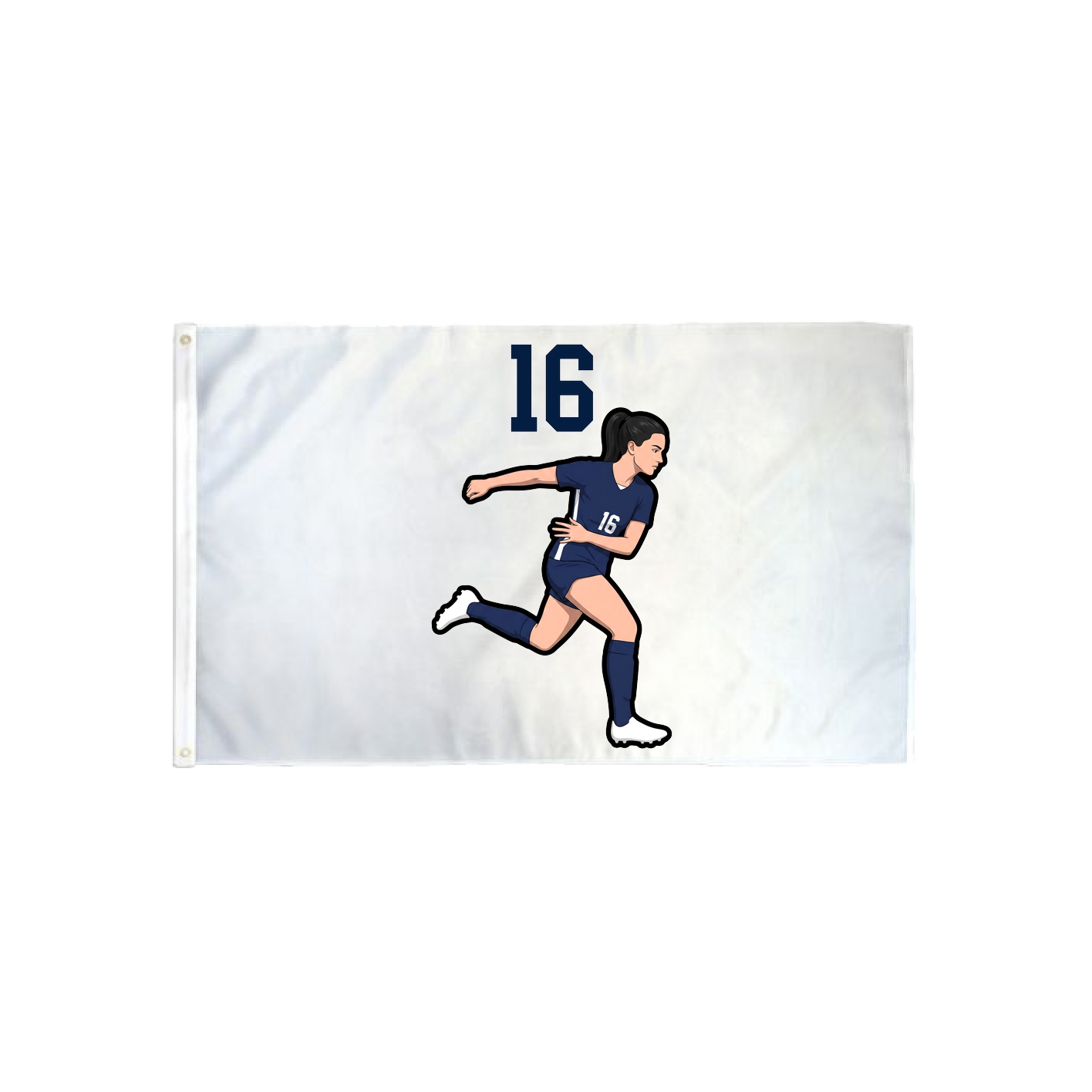 3x5 Flag — Number Top in Classic