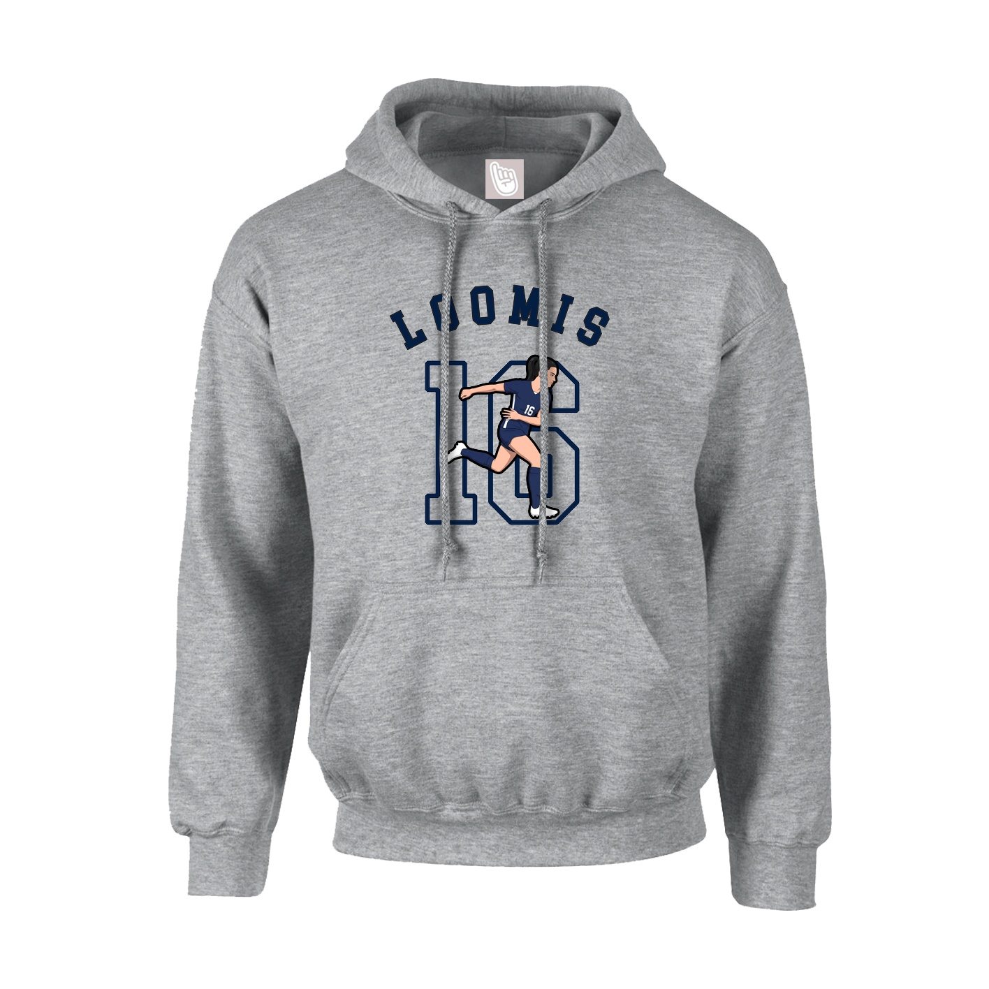 Youth Hoodie — Shirsey Arch in Grey