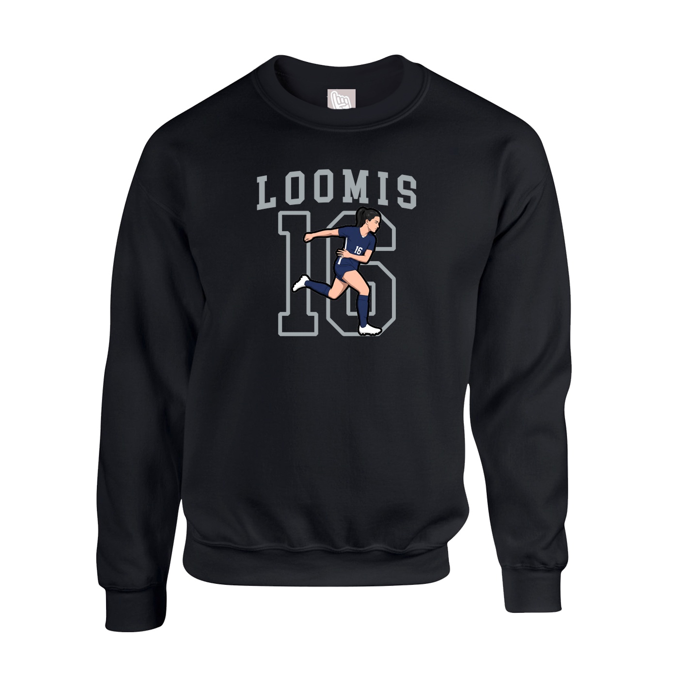 Fleece Crew — Shirsey in Black