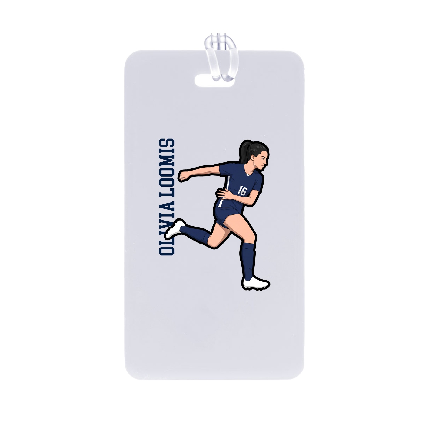 Bag Tag — Name Vertical in Classic