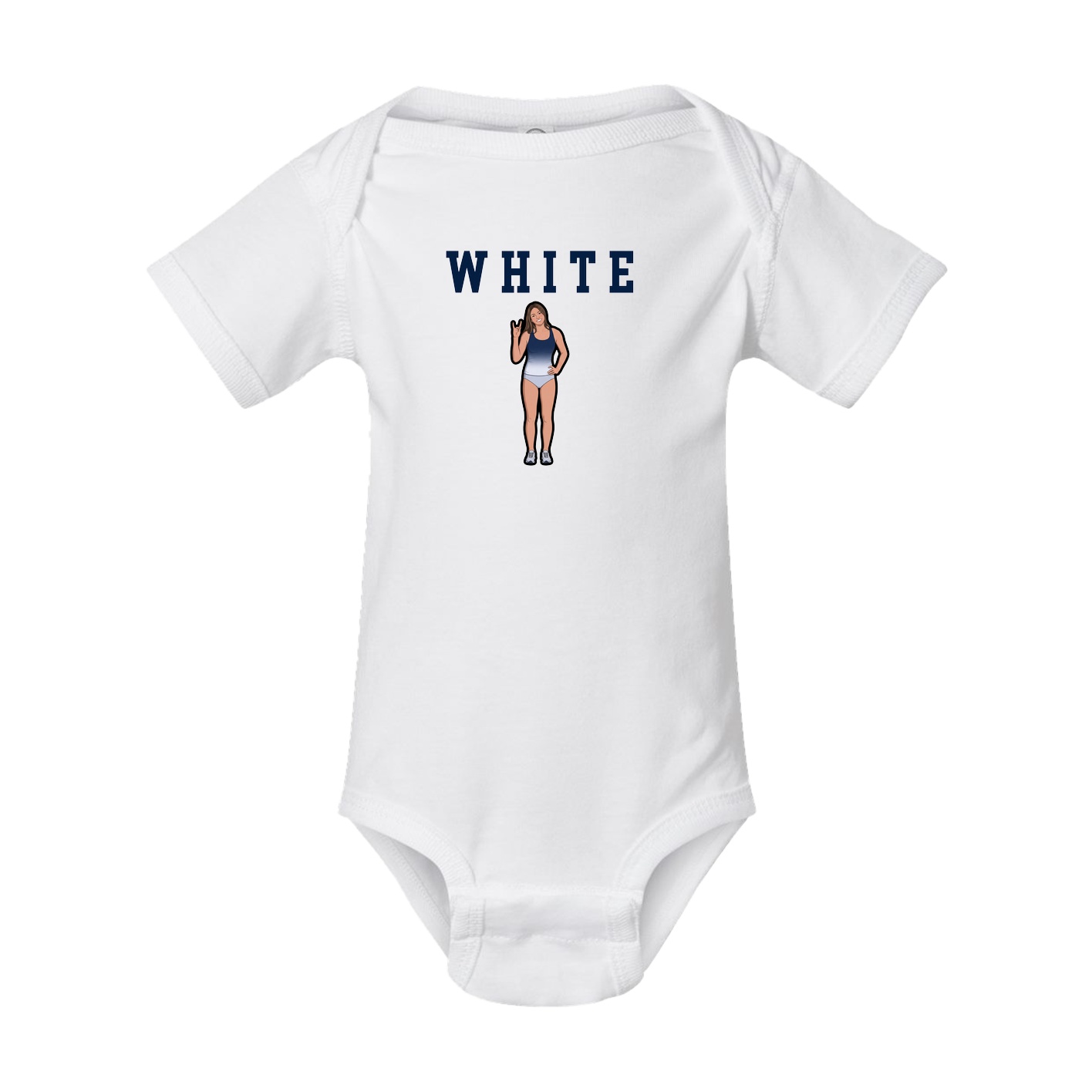 Baby Onesie — Shirsey in White
