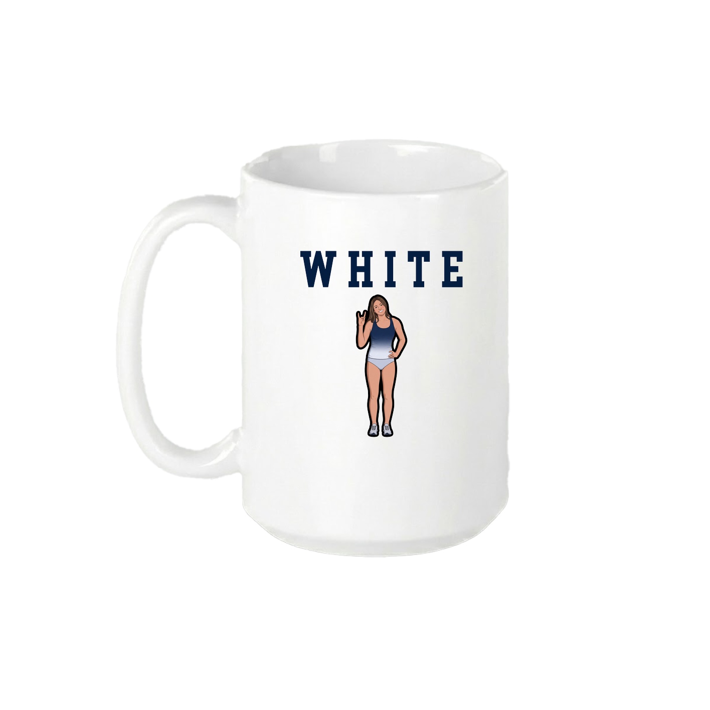 15oz Coffee Mug — Shirsey in White