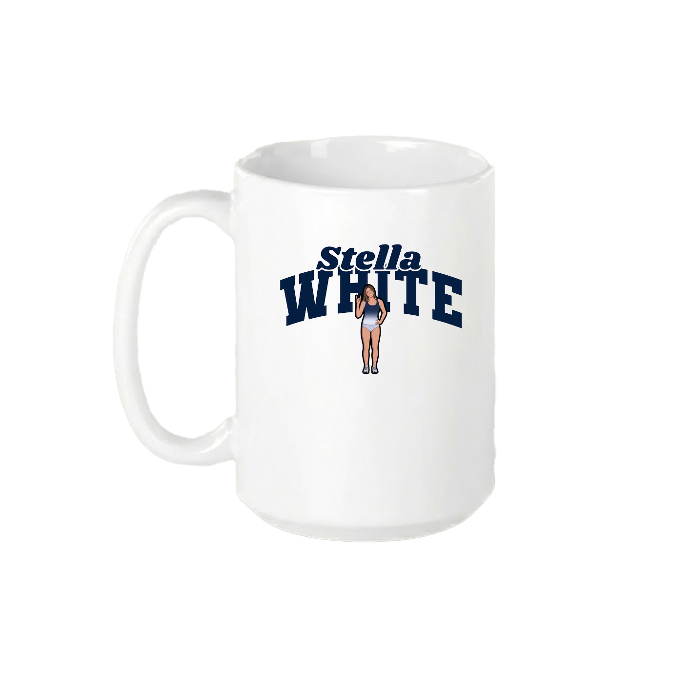 15oz Coffee Mug — Signature Arch in White
