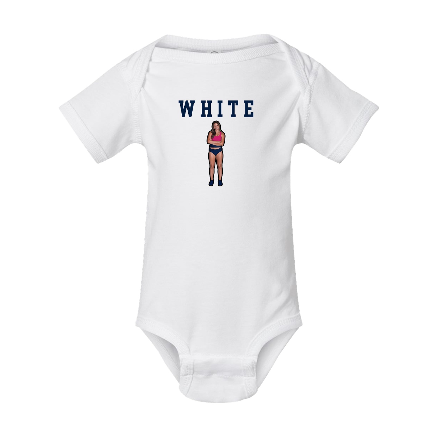 Baby Onesie — Shirsey in White