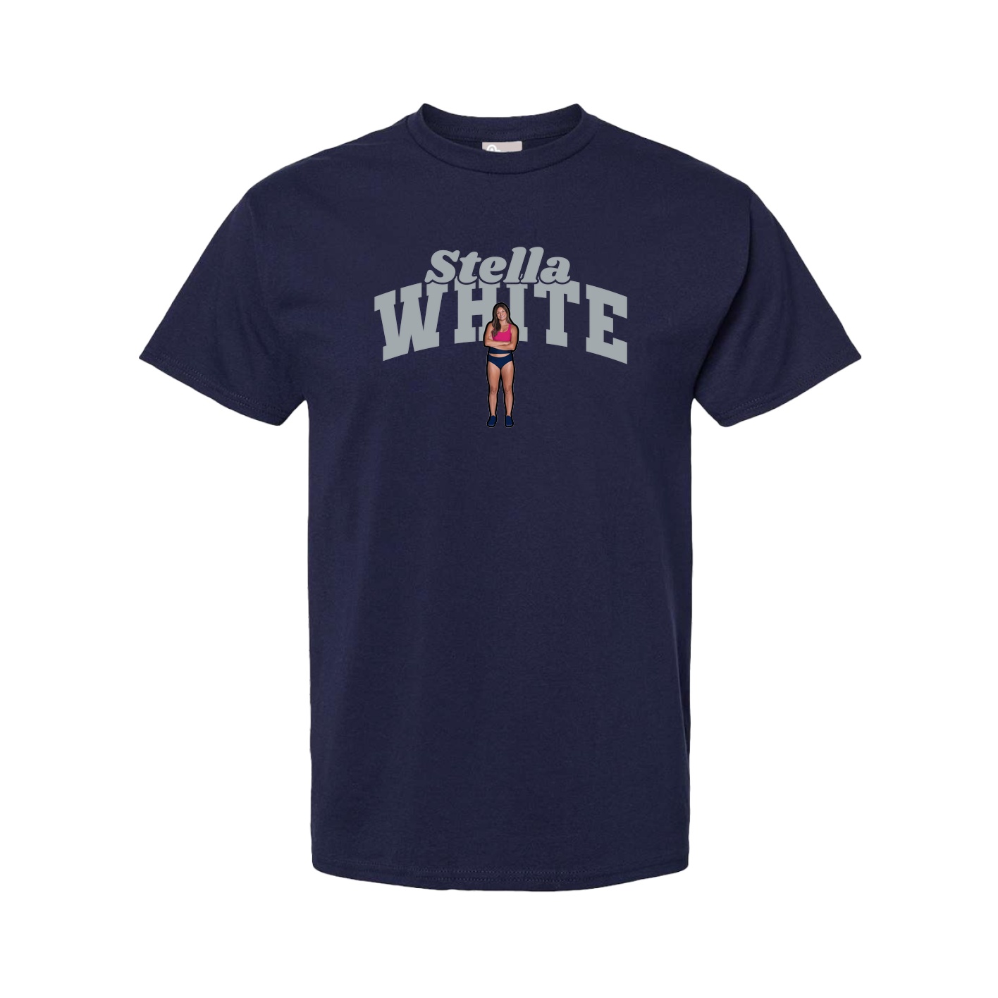 Youth Tee — Signature Arch in Navy