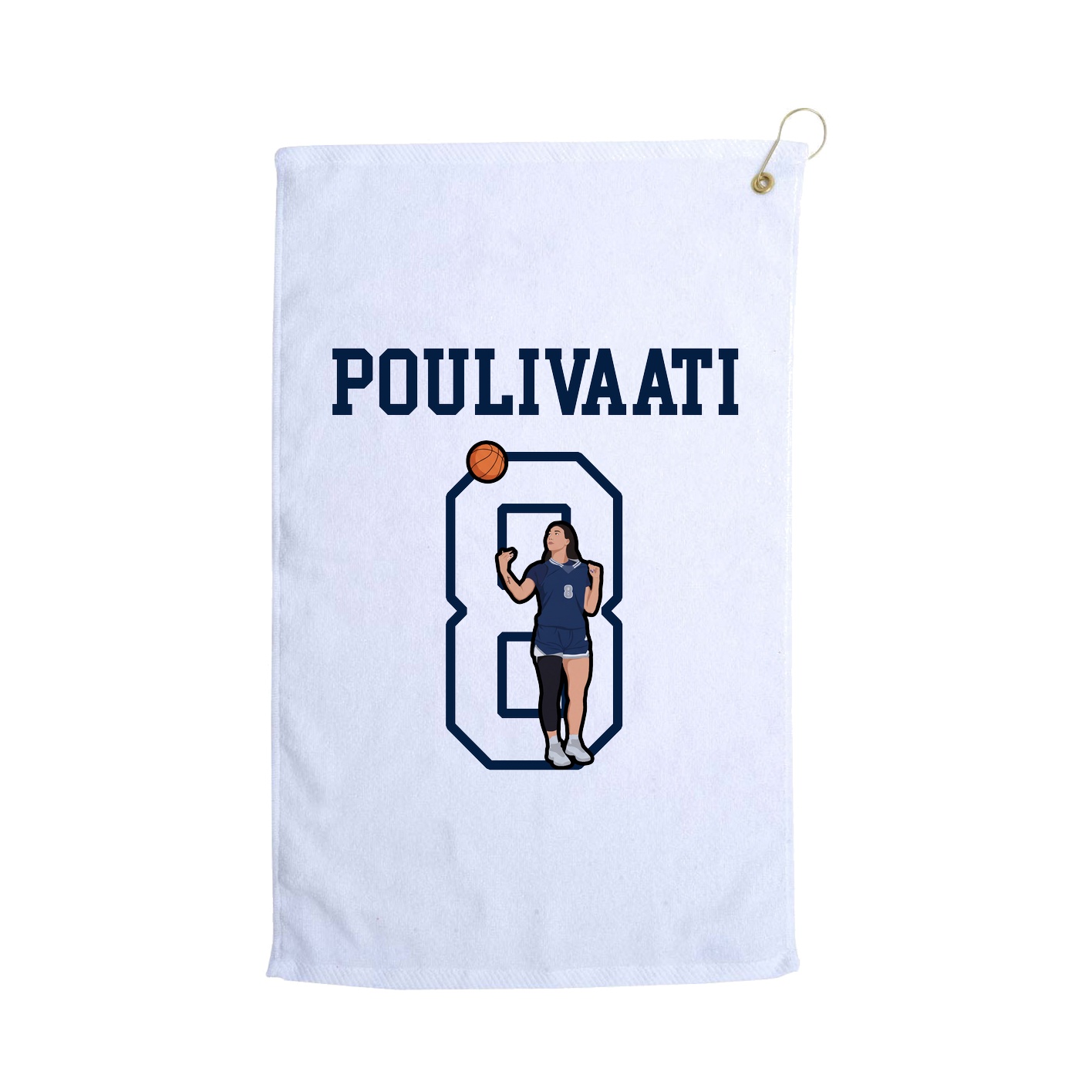 Golf Towel — Shirsey in White