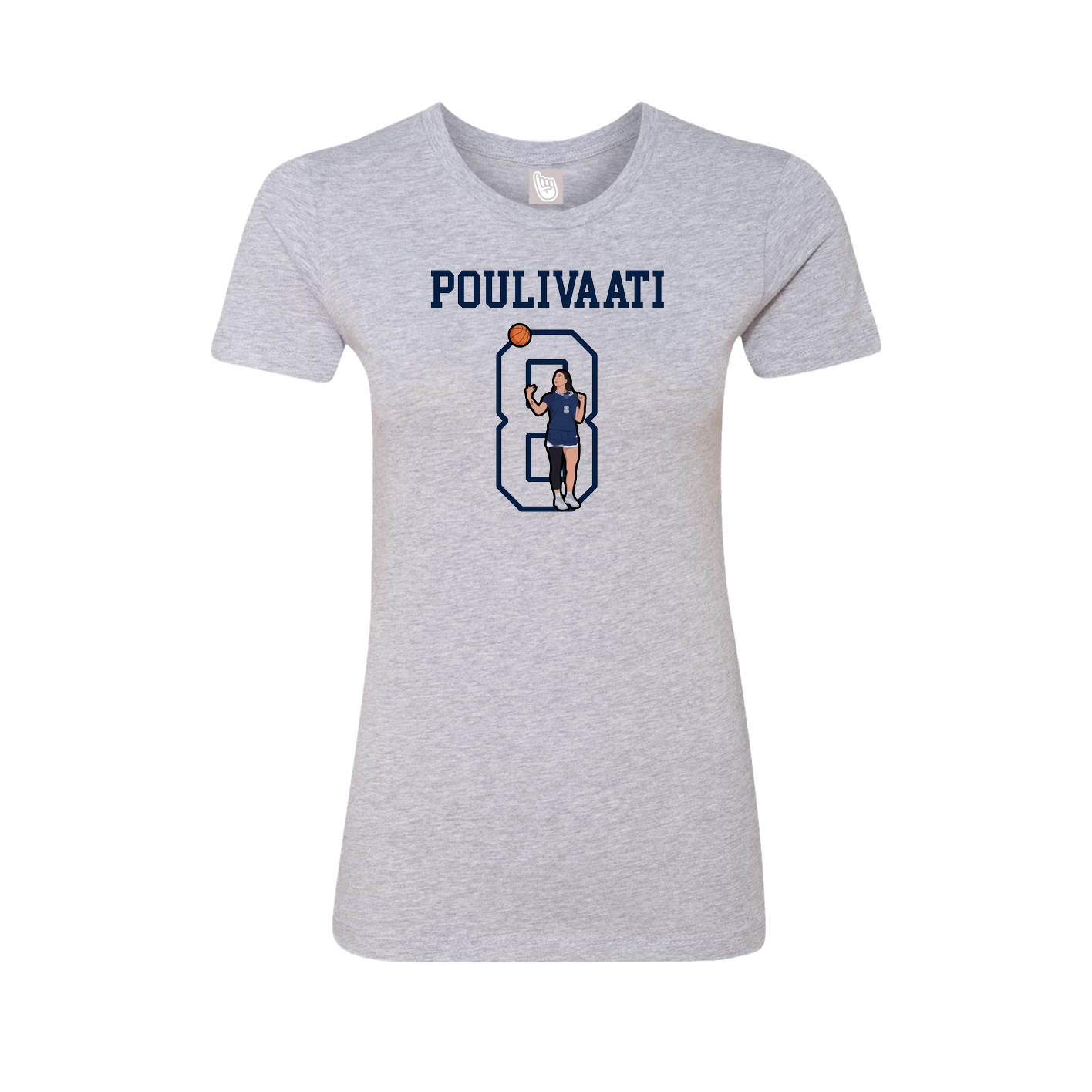 Fitted Women's Tee — Shirsey in Grey