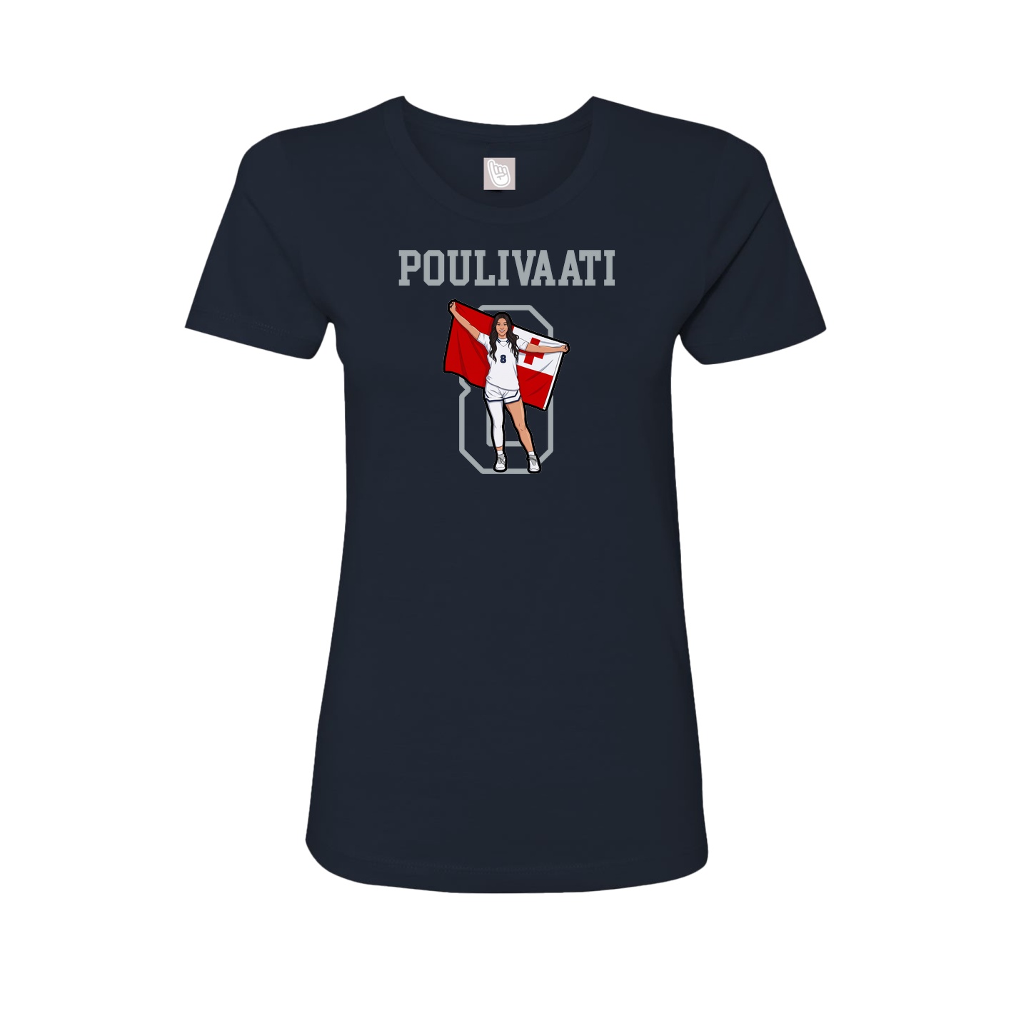 Fitted Women's Tee — Shirsey in Navy