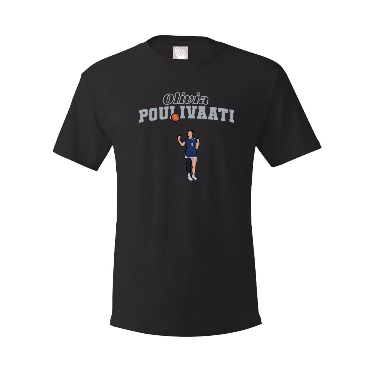 Youth Tee — Name Arch in Black