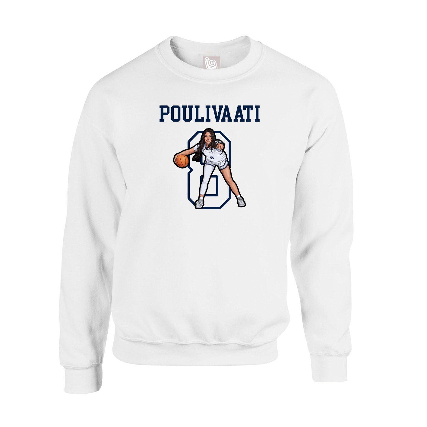 Fleece Crew — Shirsey in White