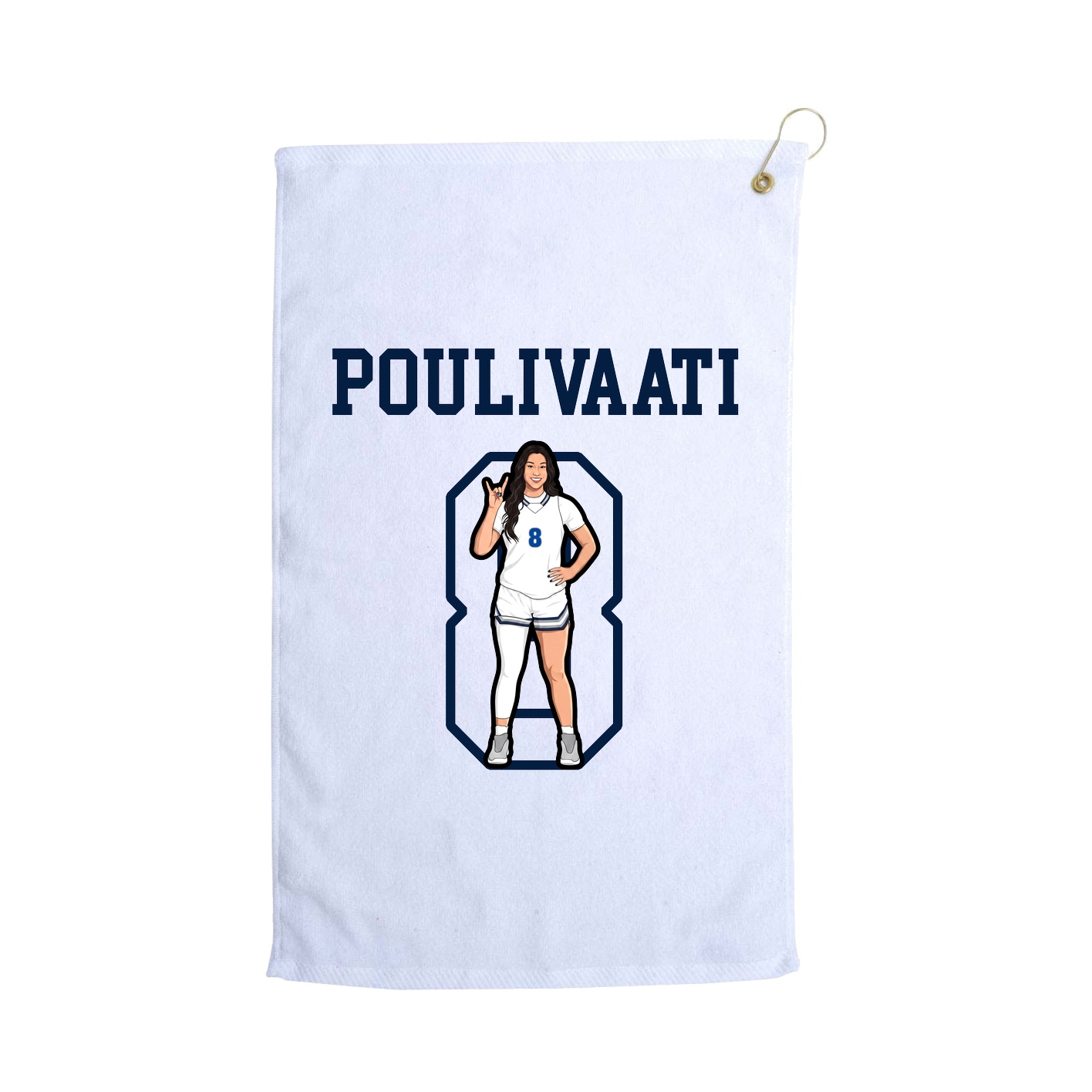 Golf Towel — Shirsey in White