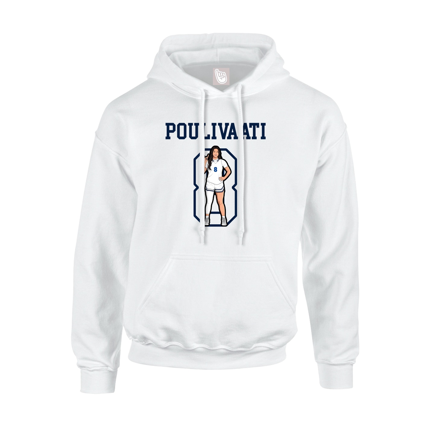 Youth Hoodie — Shirsey in White