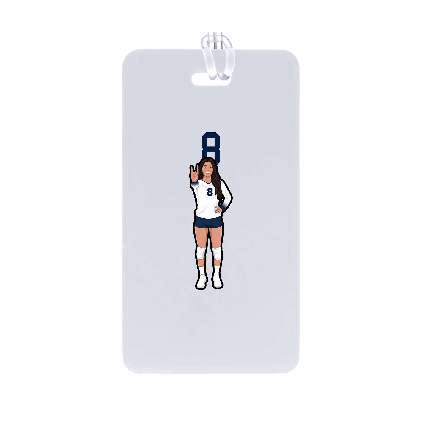 Bag Tag — Number Top in Classic