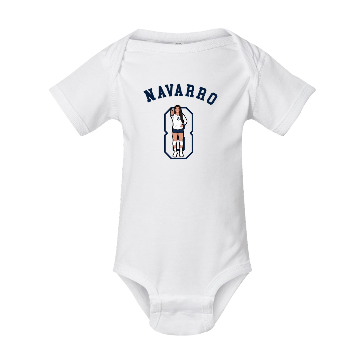 Baby Onesie — Shirsey Arch in White