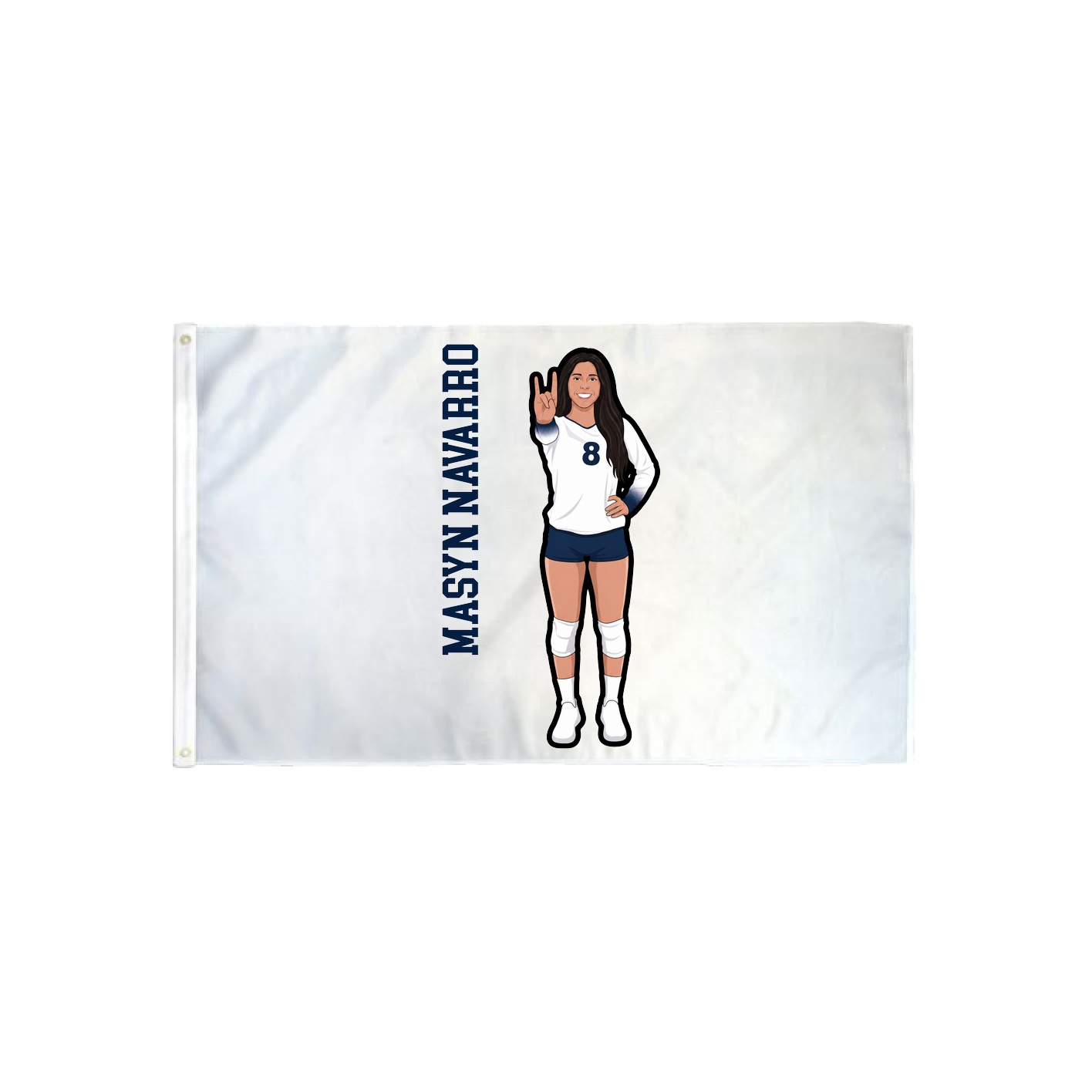 3x5 Flag — Name Vertical in Classic