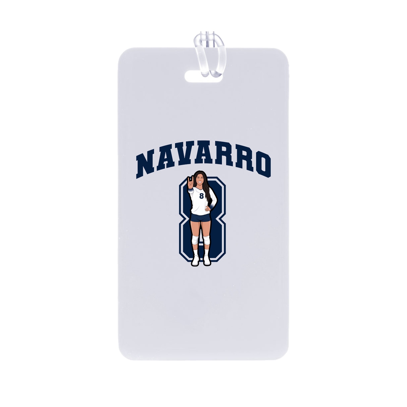 Bag Tag — Number in Classic