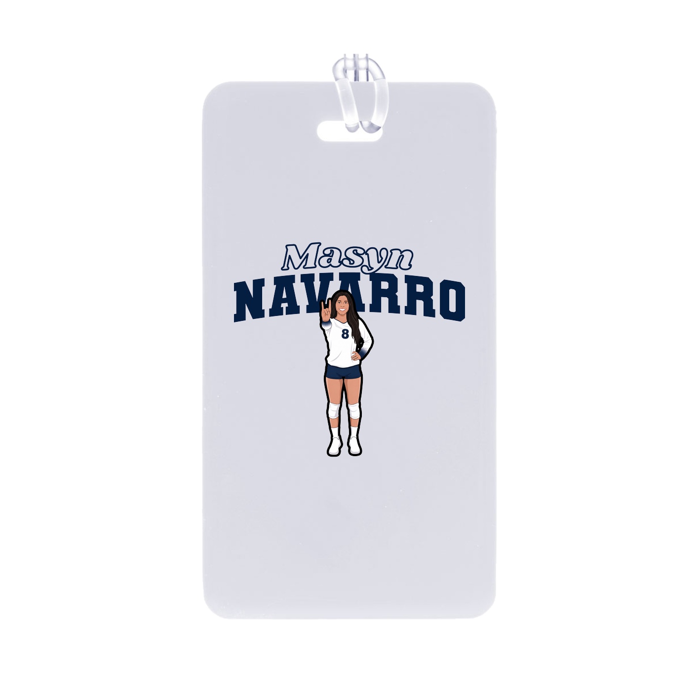 Bag Tag — Name Arch in Classic