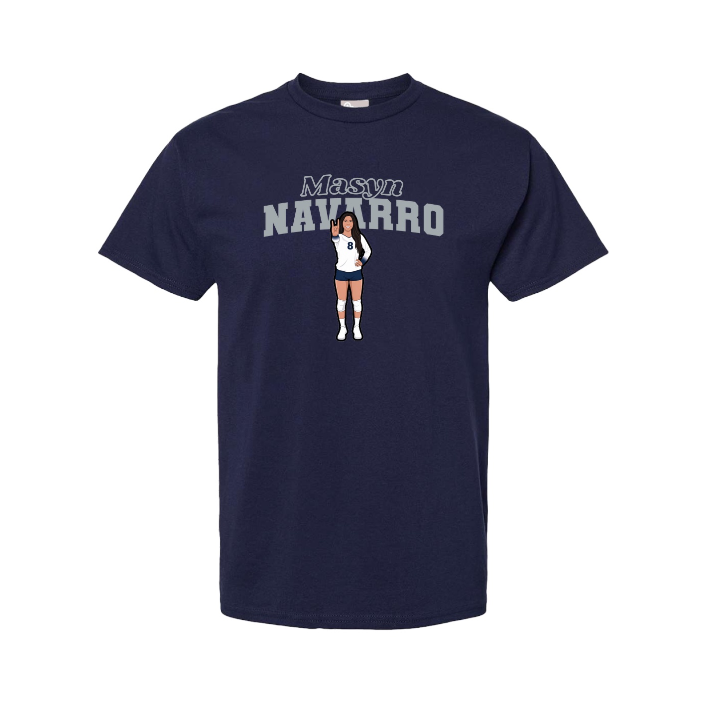 Tee — Name Arch in Navy