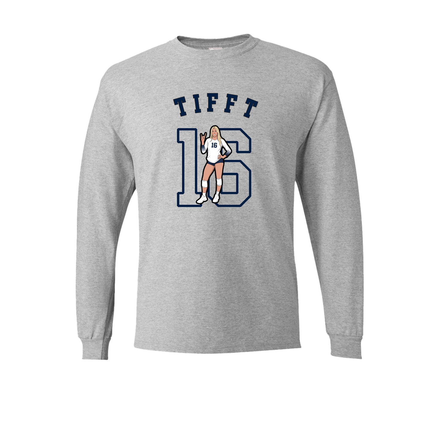 Long Sleeve Tee — Shirsey Arch in Grey