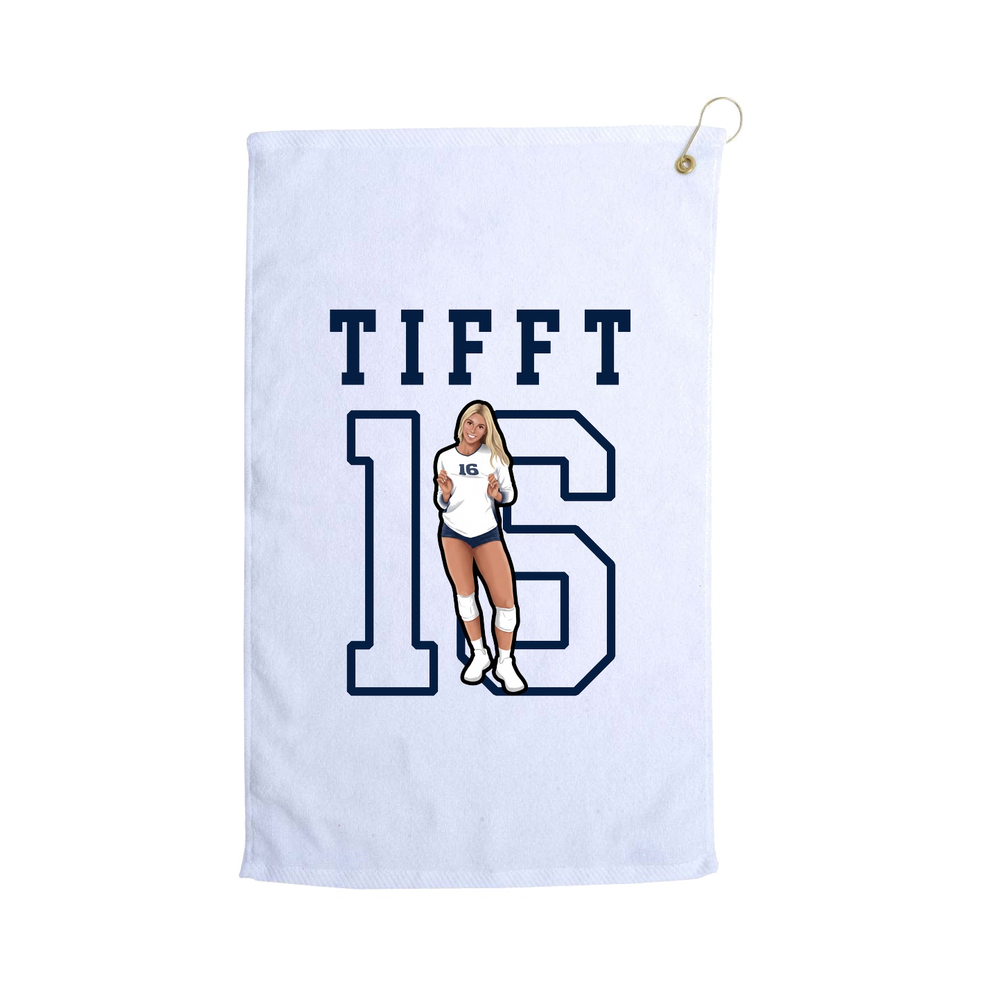 Golf Towel — Shirsey in White