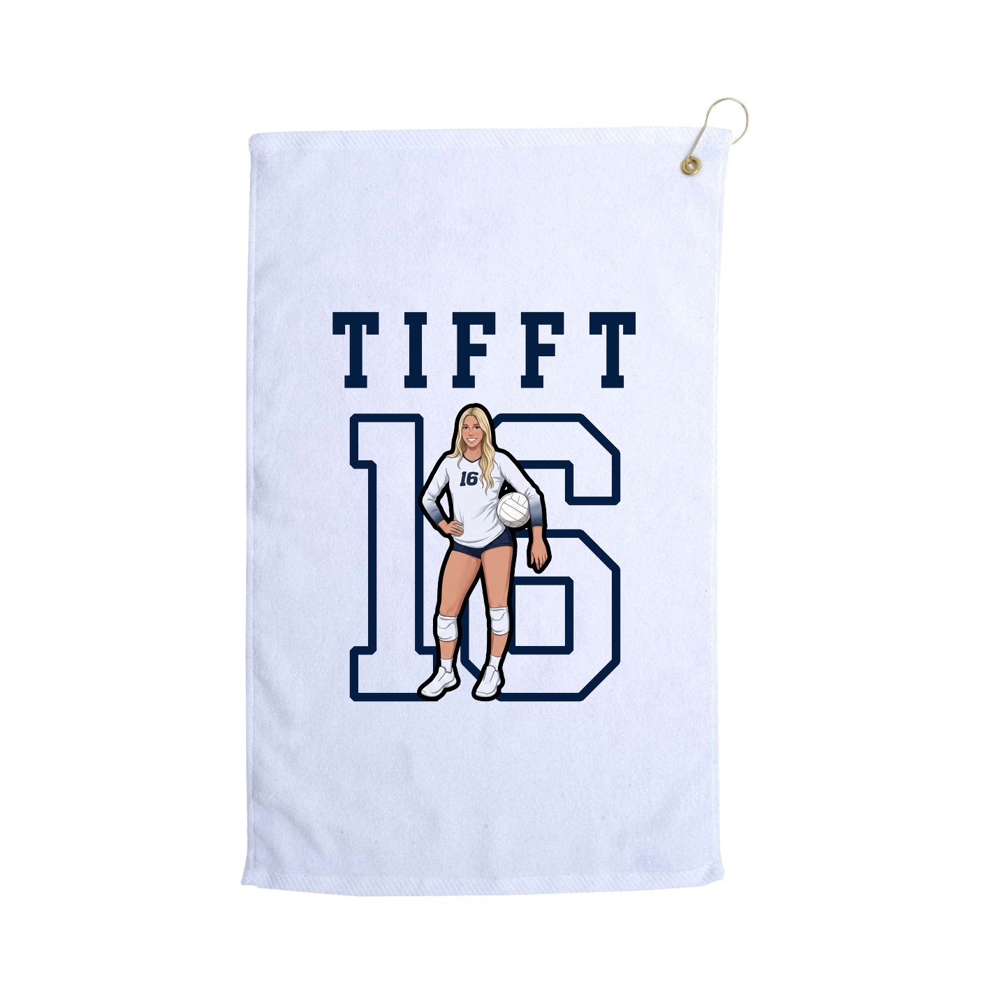 Golf Towel — Shirsey in White