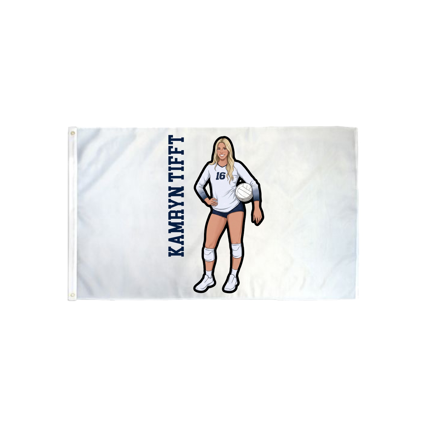3x5 Flag — Name Vertical in Classic
