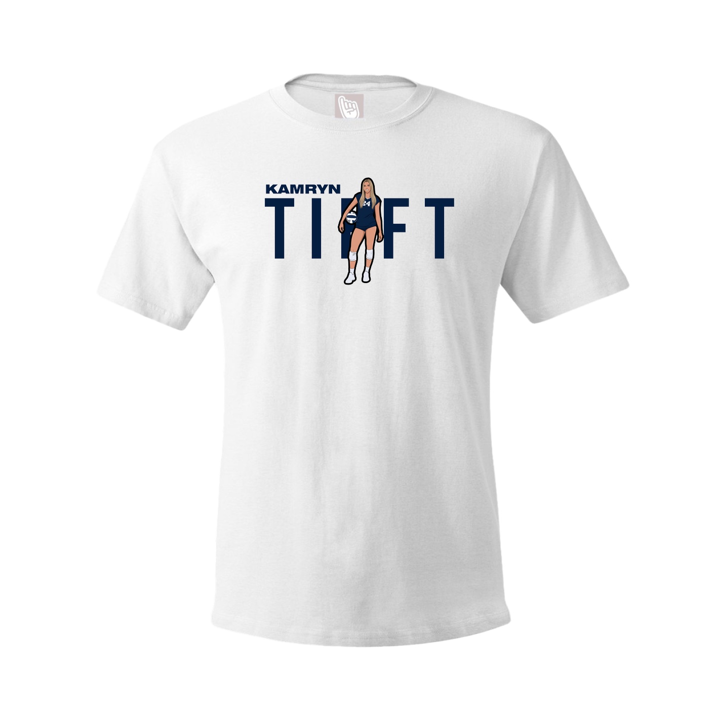 Youth Tee — Player Name in White