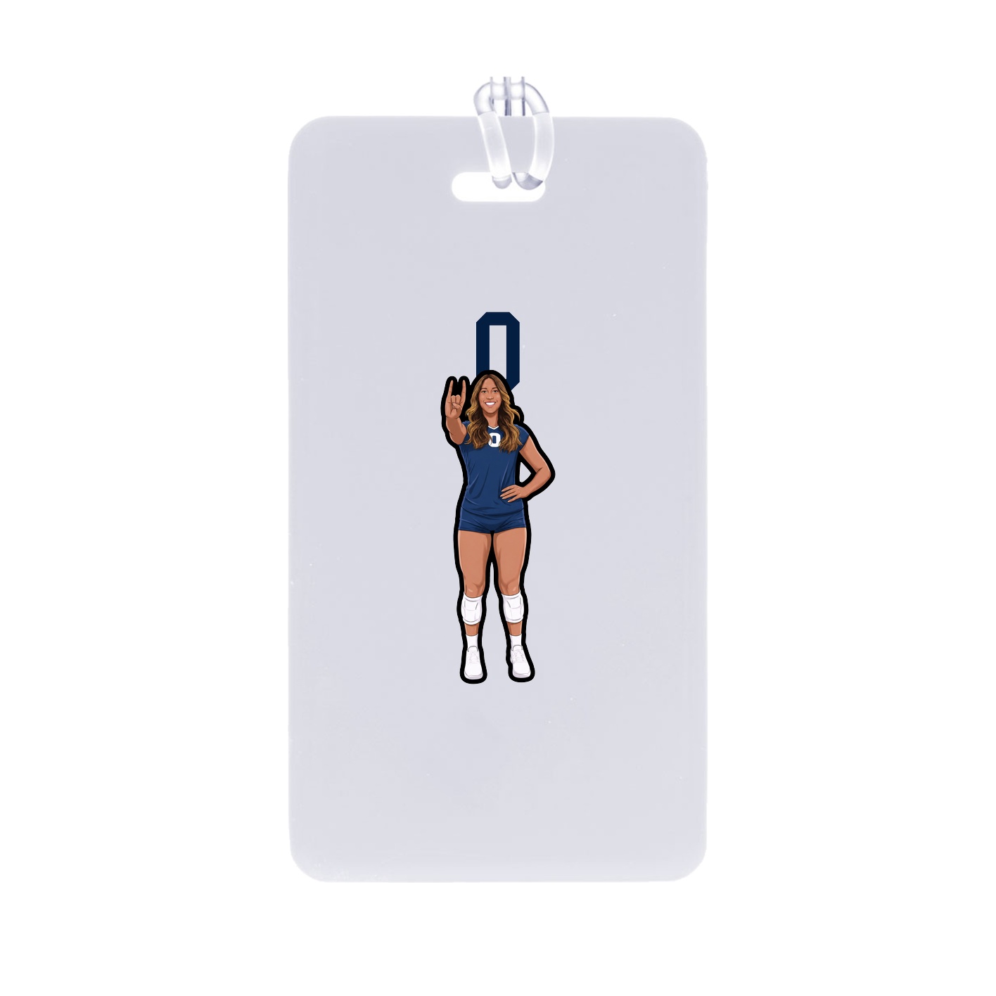 Bag Tag — Number Top in Classic