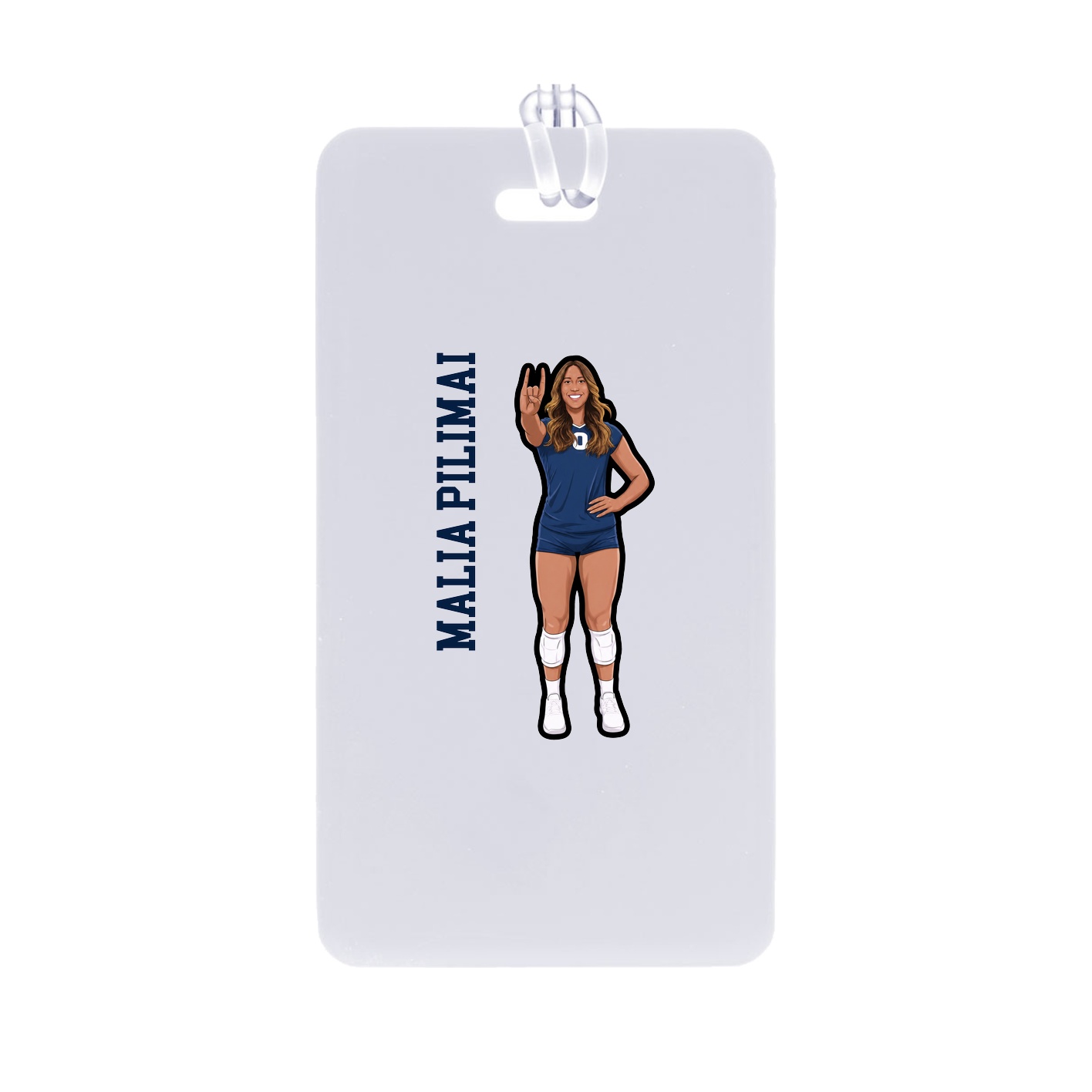 Bag Tag — Name Vertical in Classic