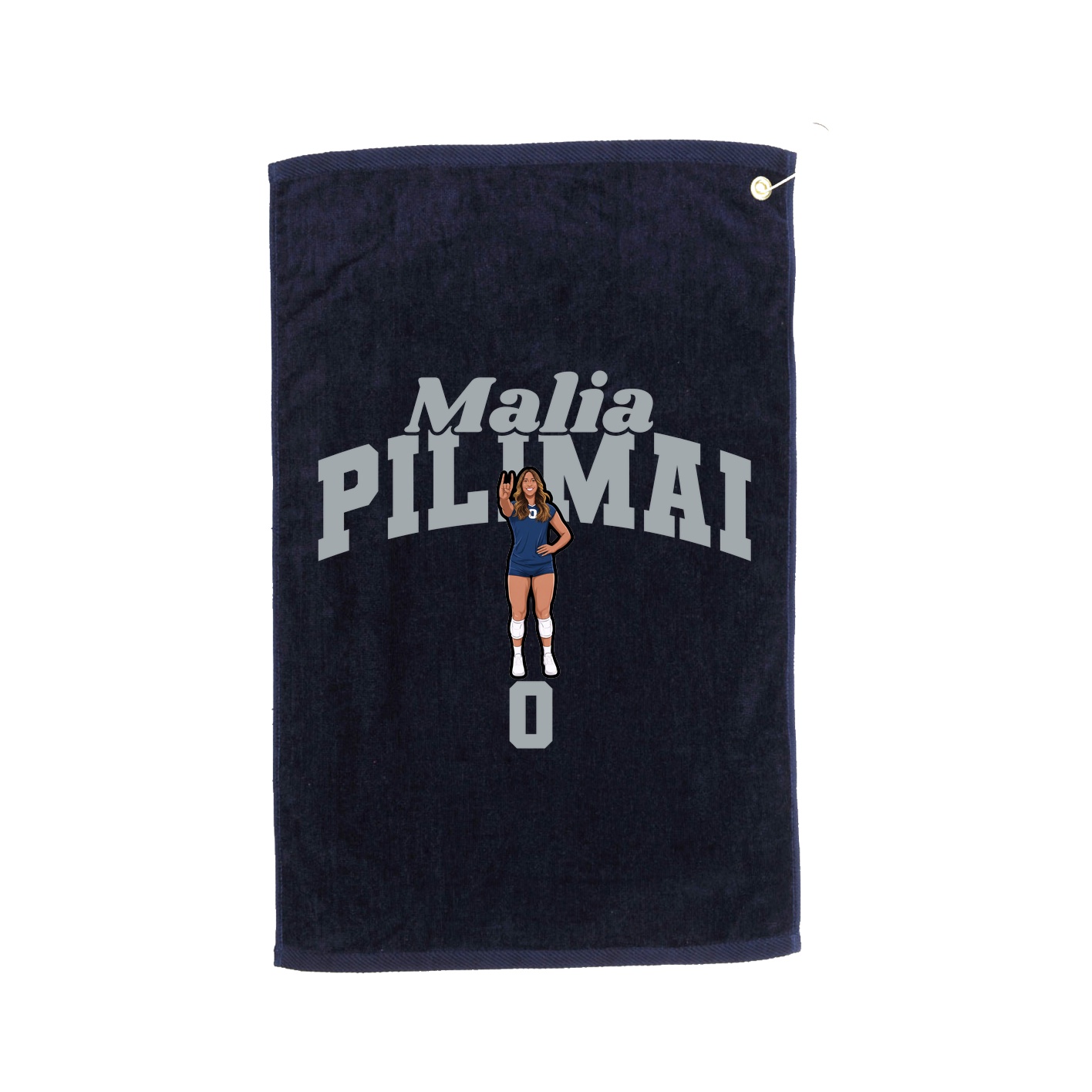 Golf Towel — Signature Arch in Navy