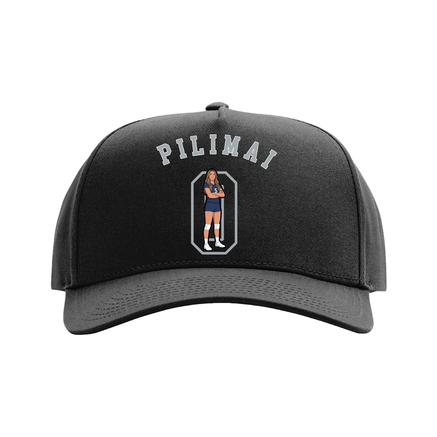 Full Fabric Five-Panel Champ Cap