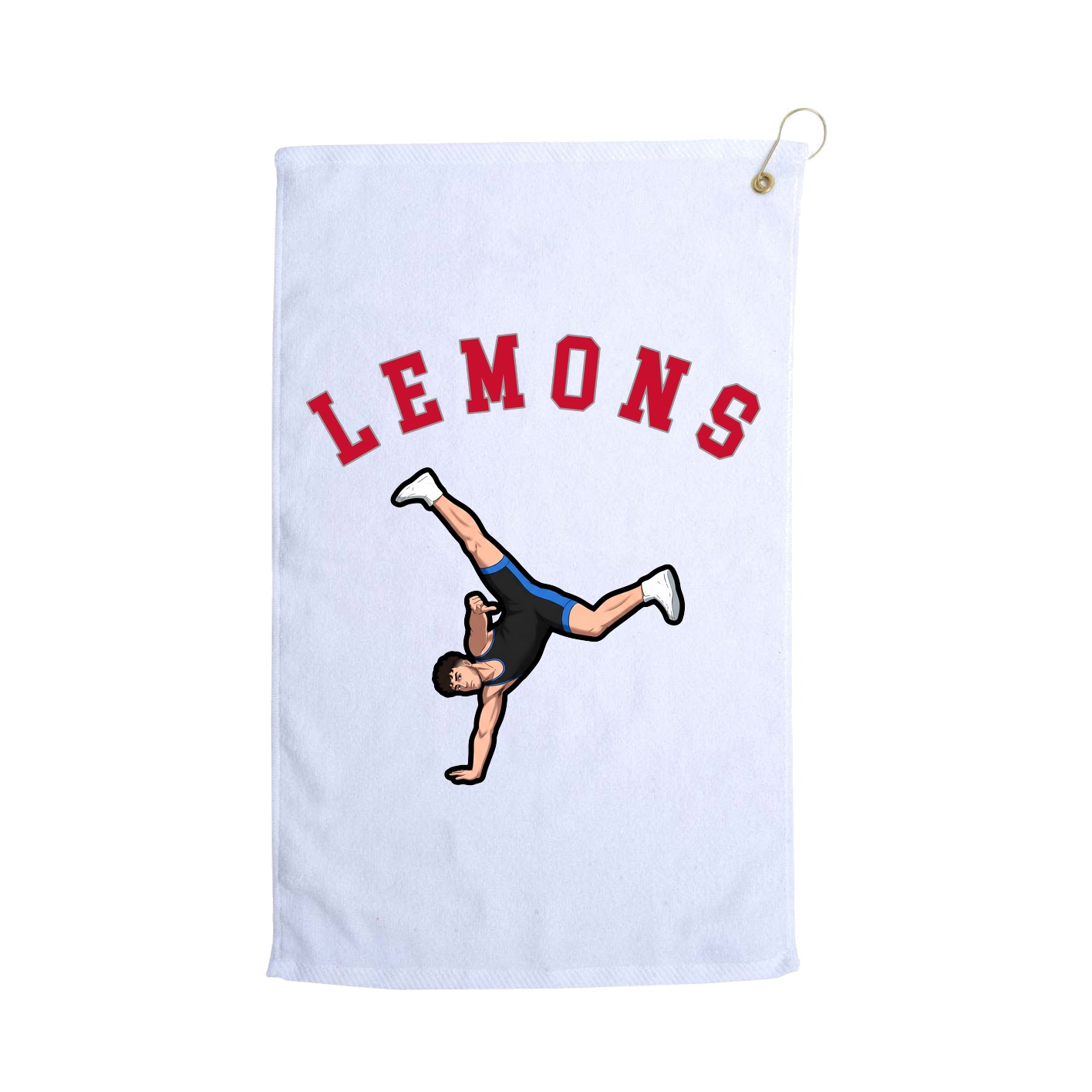Golf Towel — Shirsey Arch in White