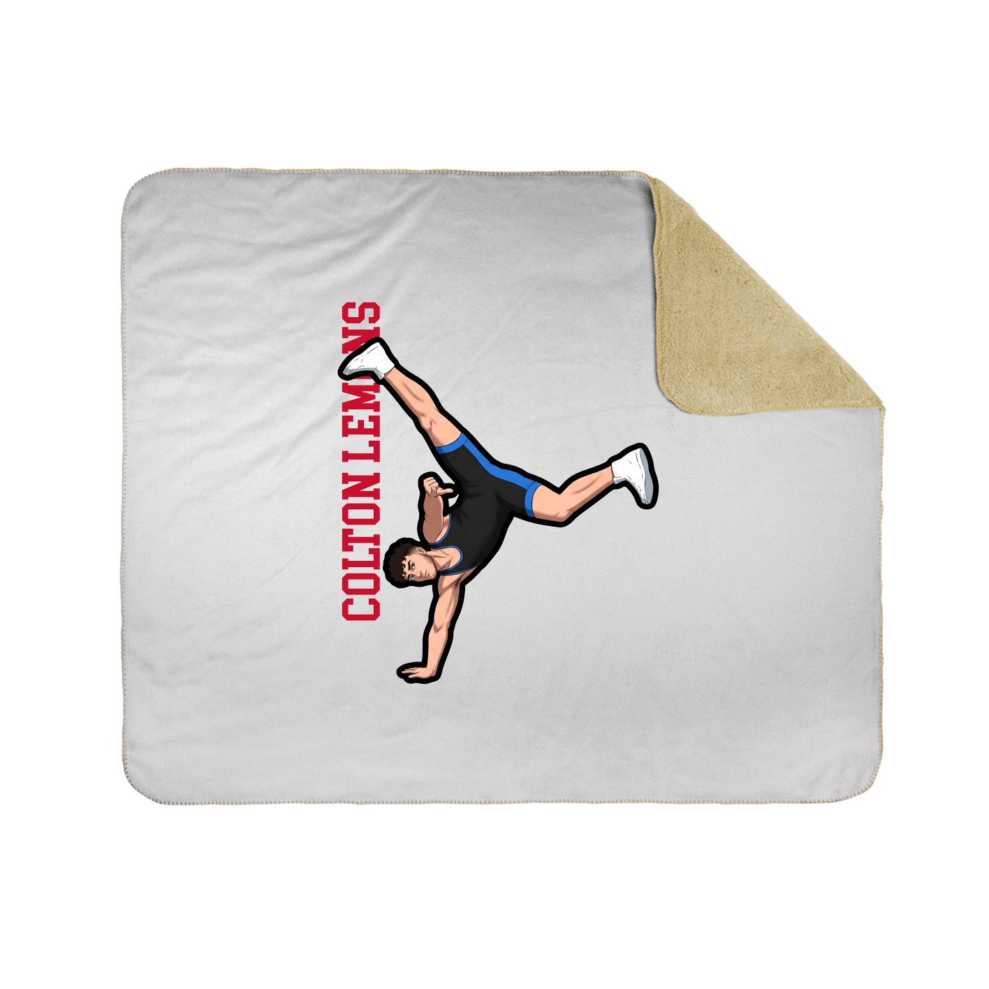 50x60 Sherpa Lined Throw Blanket