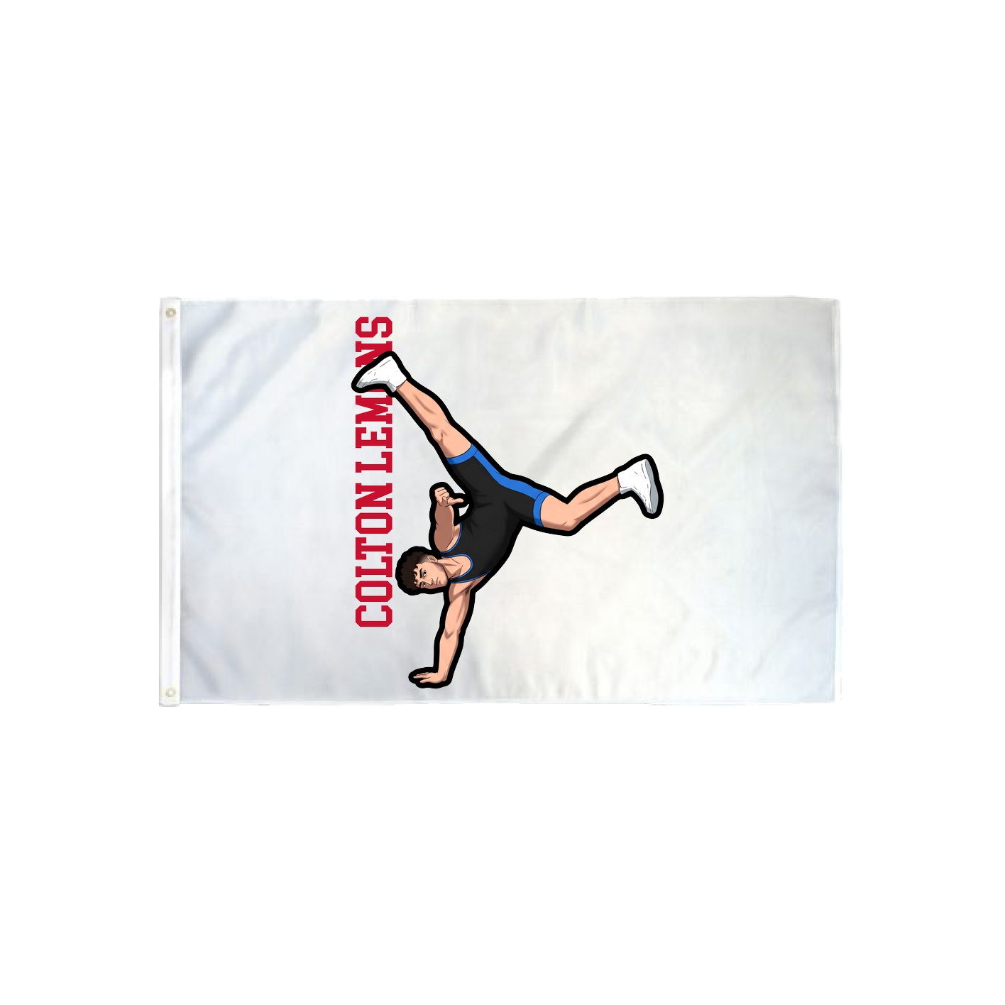 3x5 Flag — Name Vertical in Classic