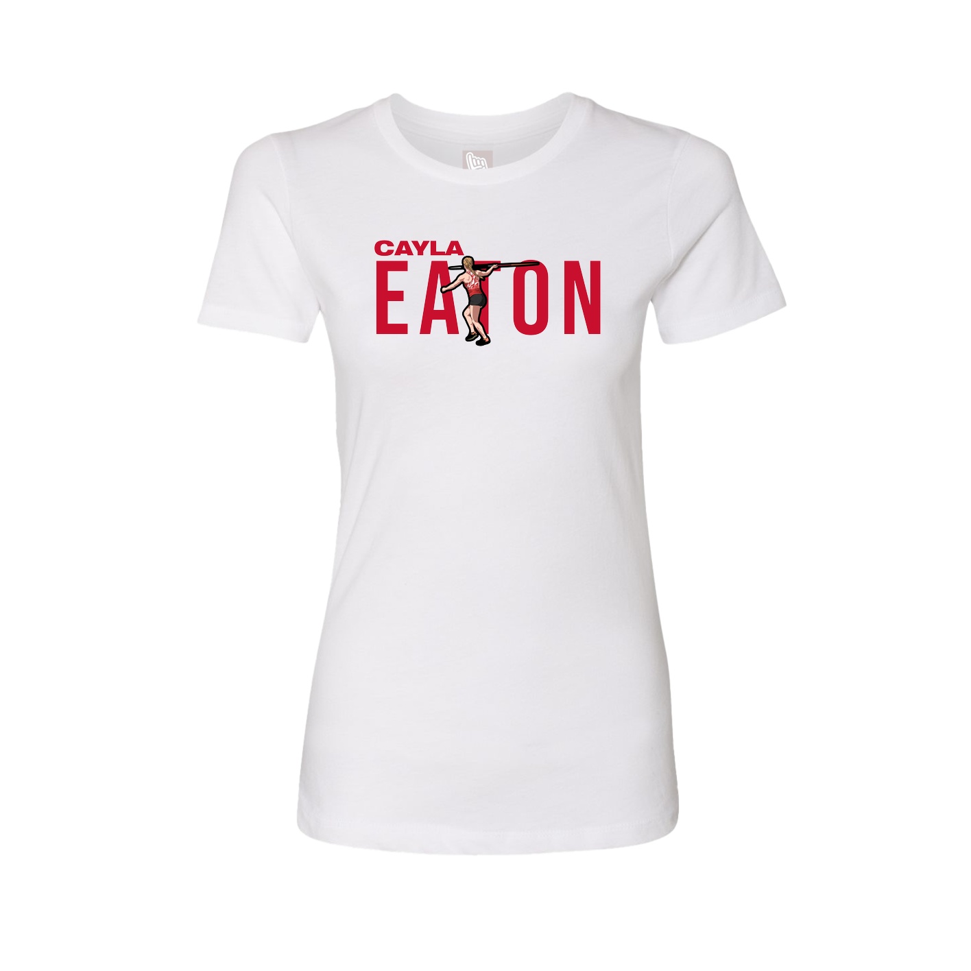 Womens Tee — Player Name in White