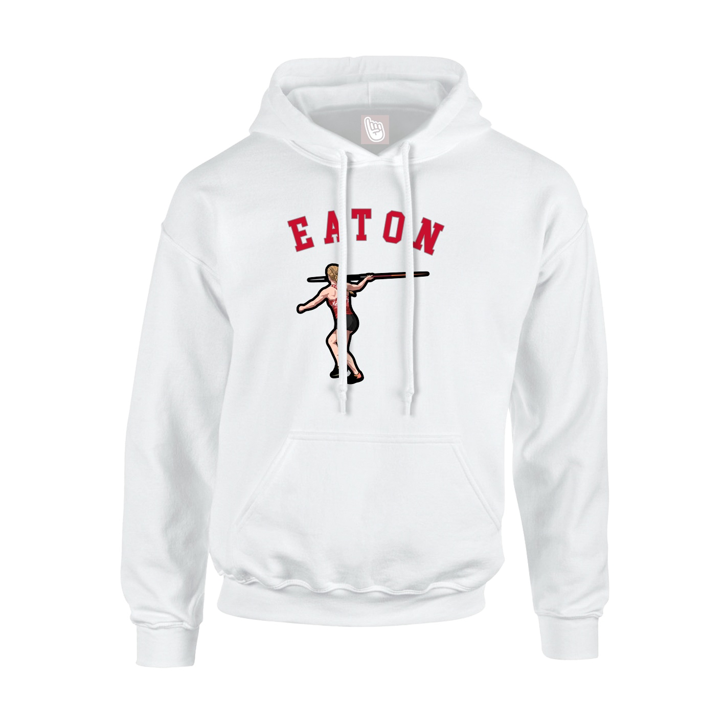 Youth Hoodie — Shirsey Arch in White