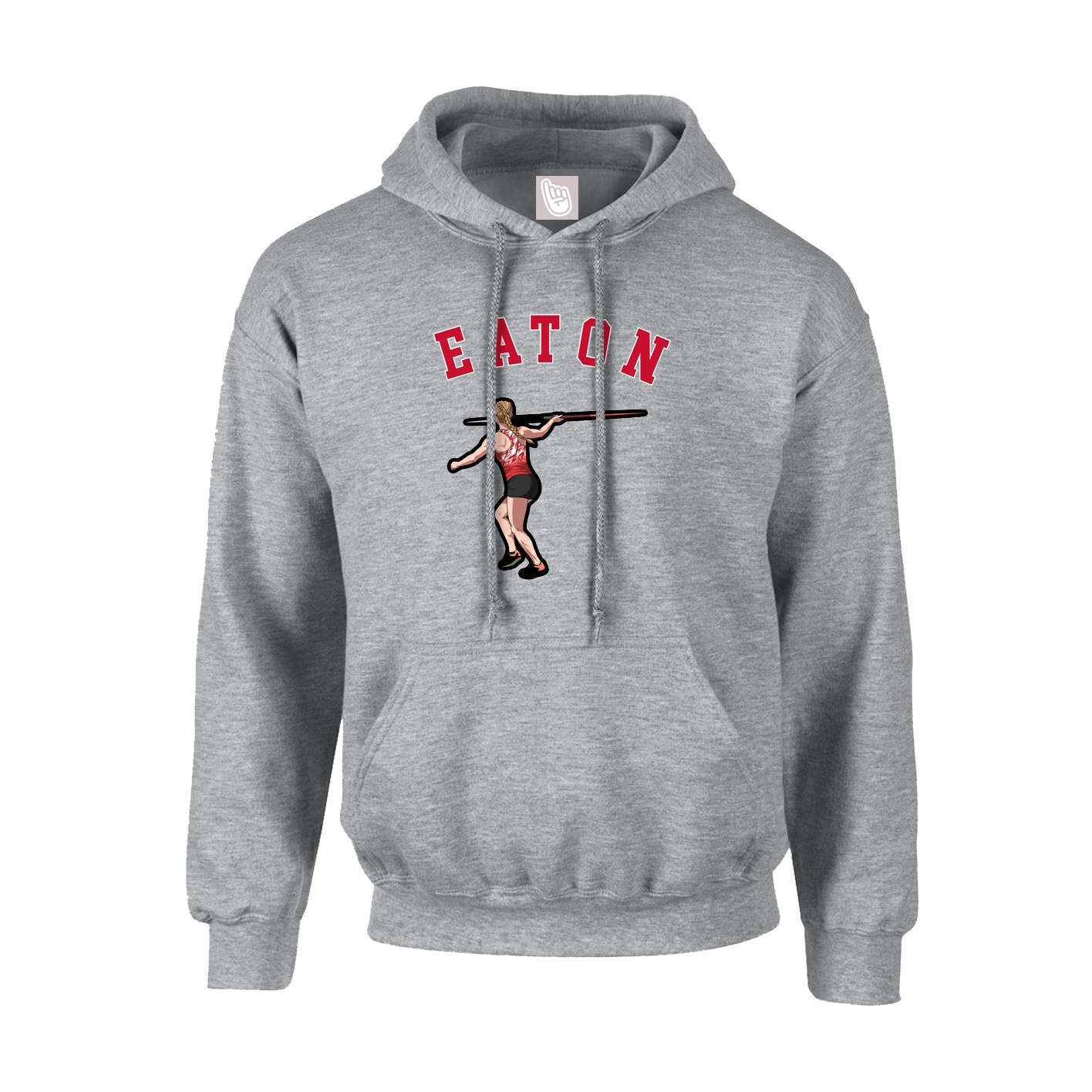 Youth Hoodie — Shirsey Arch in Grey