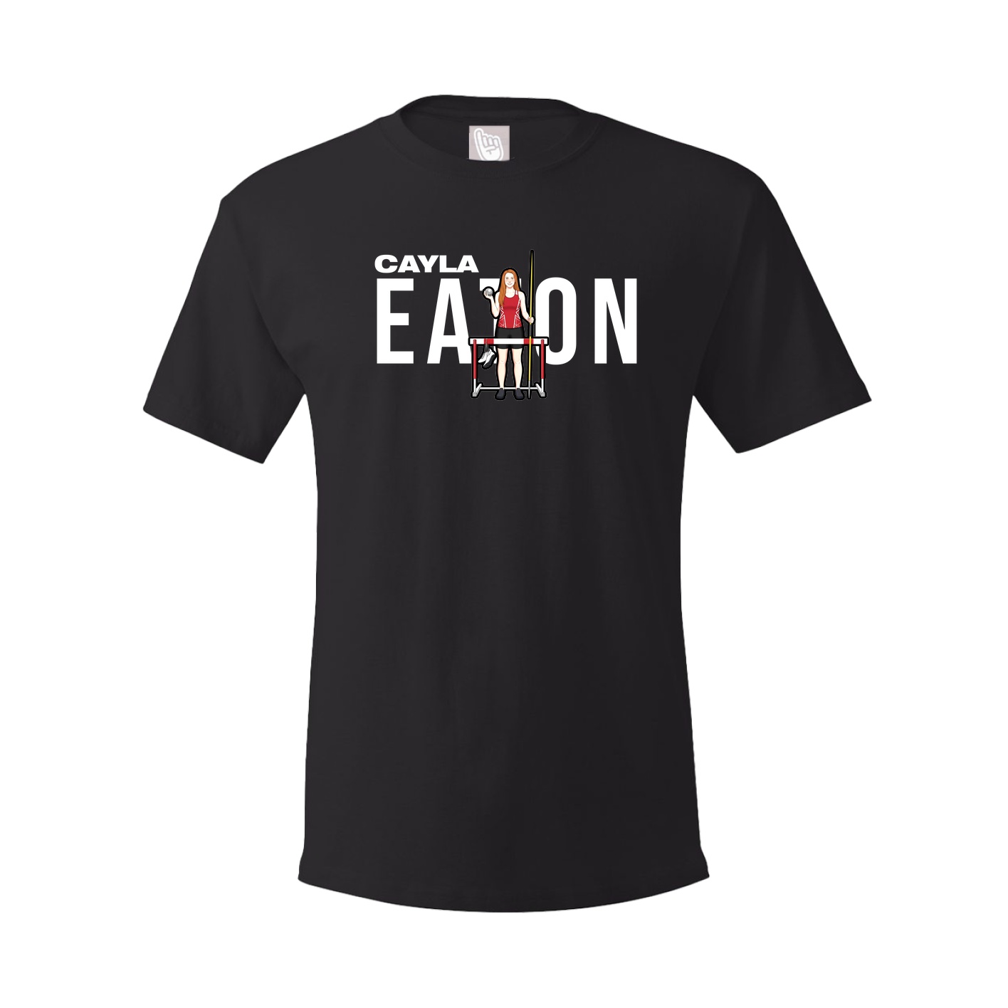 Tee — Player Name in Black